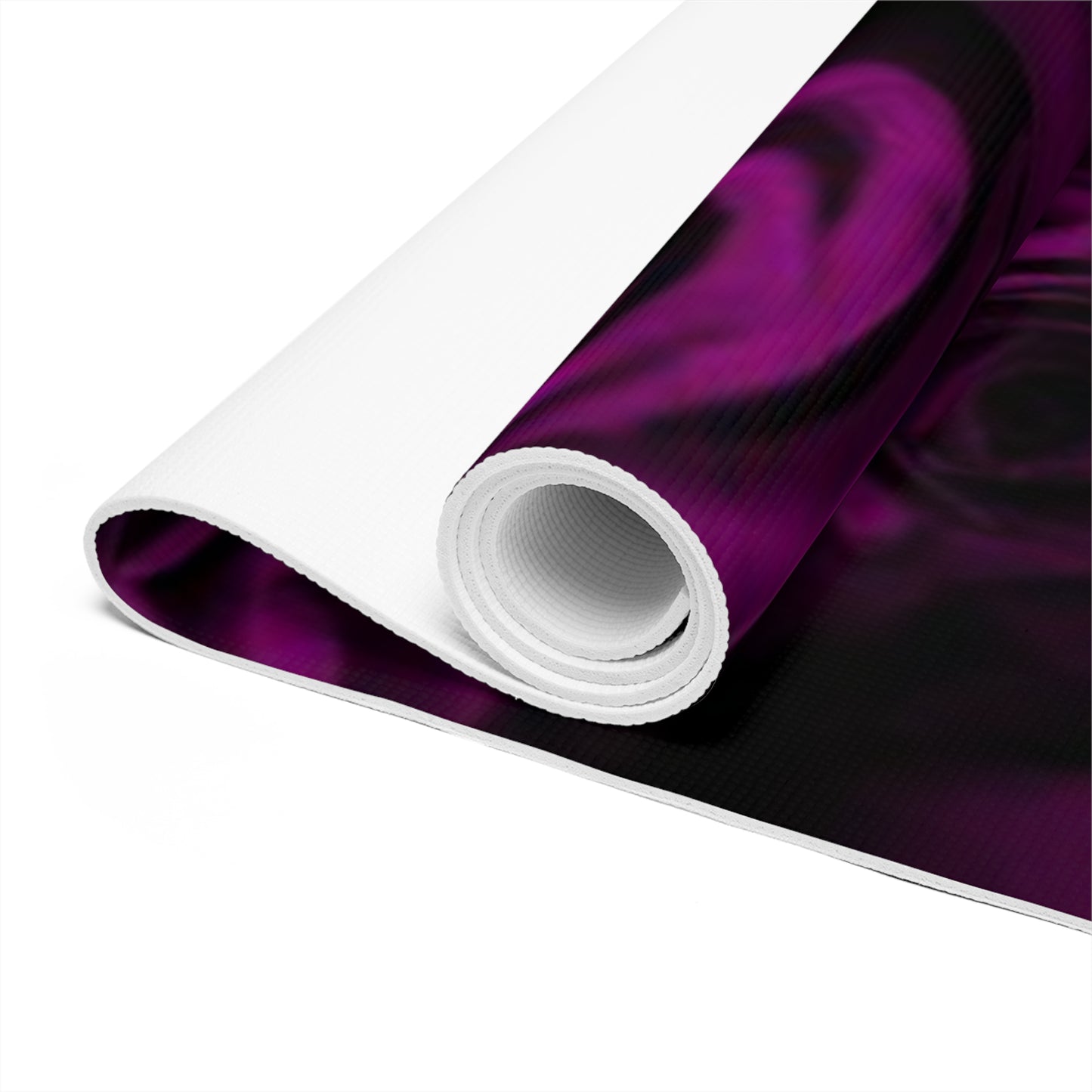 Dark Purple Roses Exercise Mat