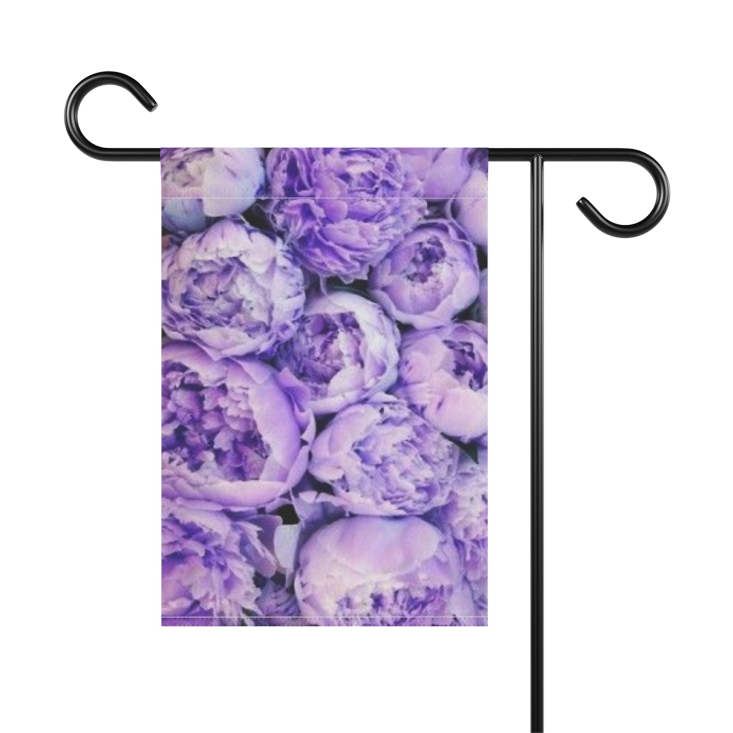 Purple Peony Floral Garden and House Banner – Soft Floral Touch
