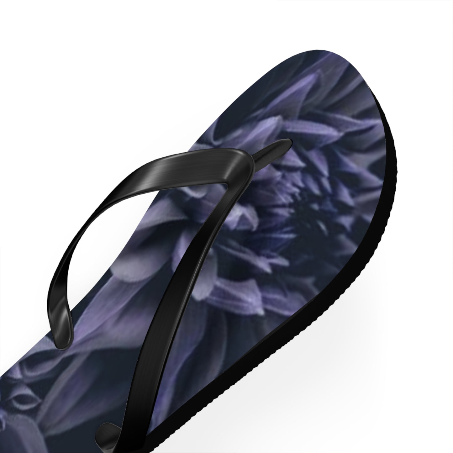 Blue Dahlia Flip Flops