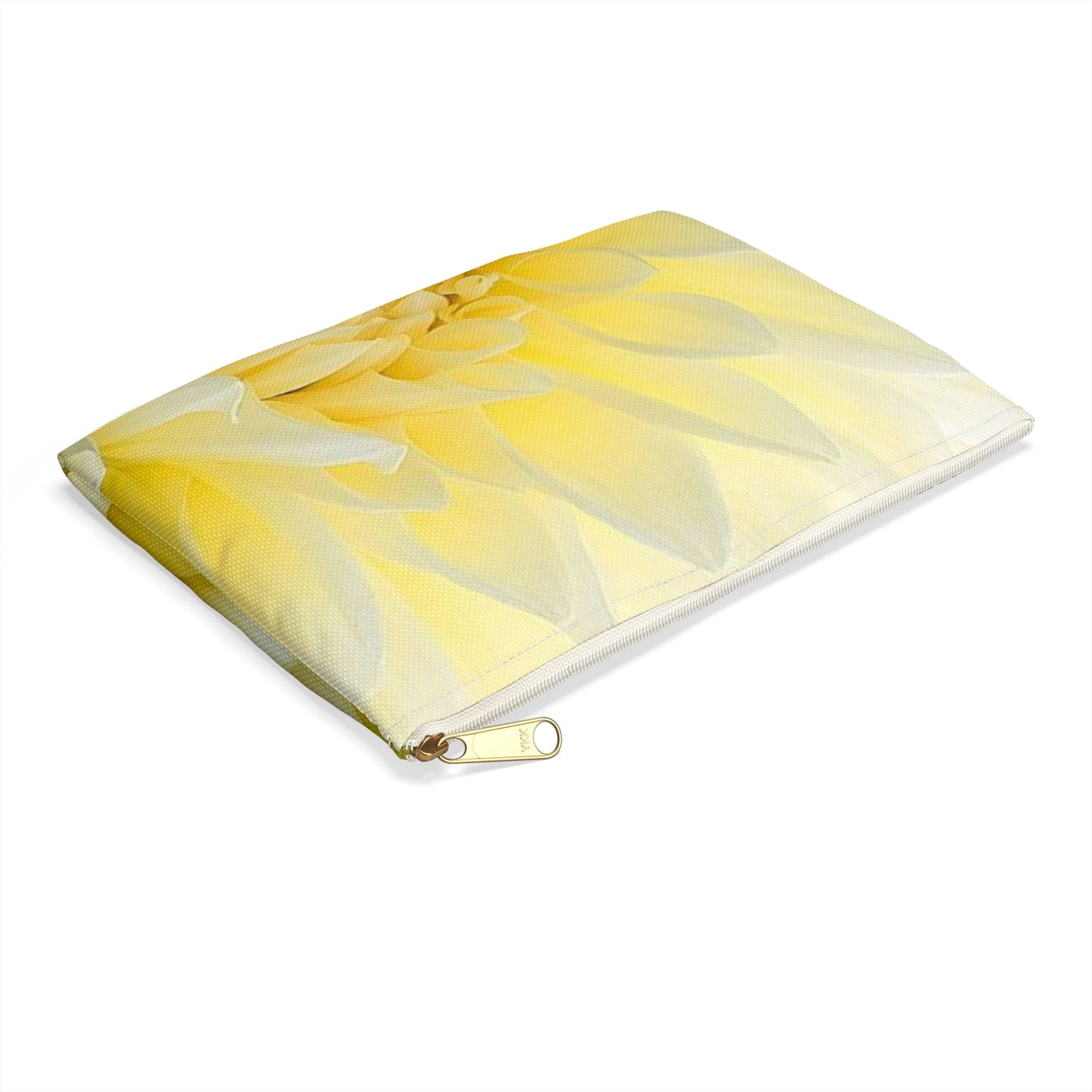 Yellow Dahlia Accessory Pouch