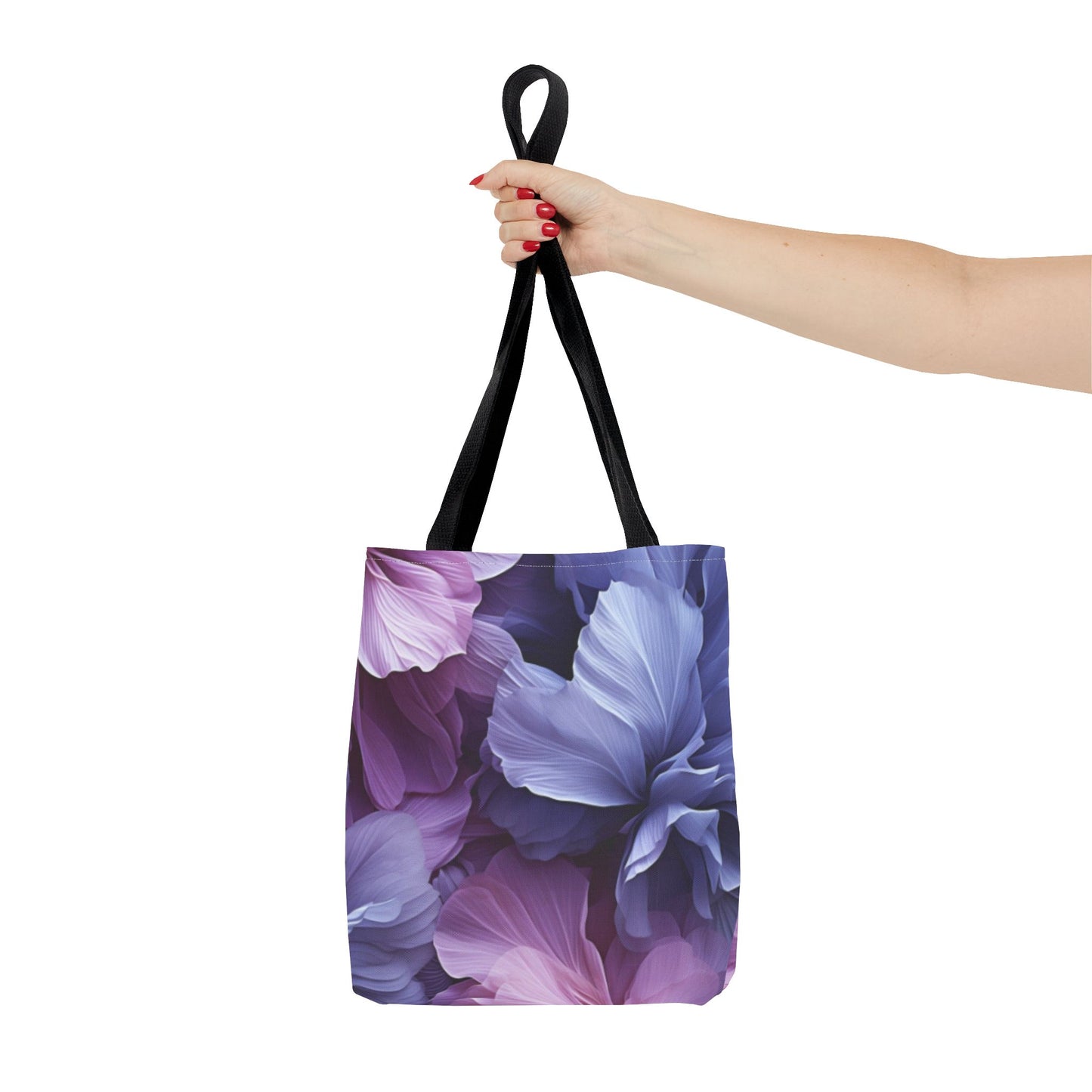 Floral Flow Square Tote Bag