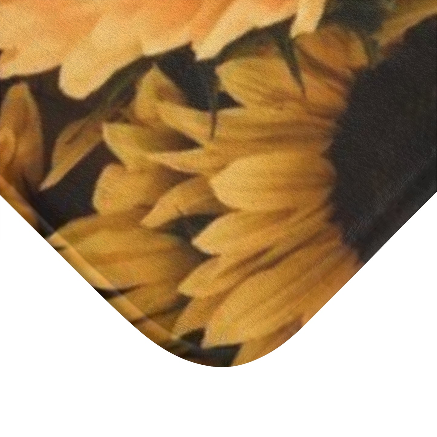 Sunflower Floral Bath Mat Anti Slipping