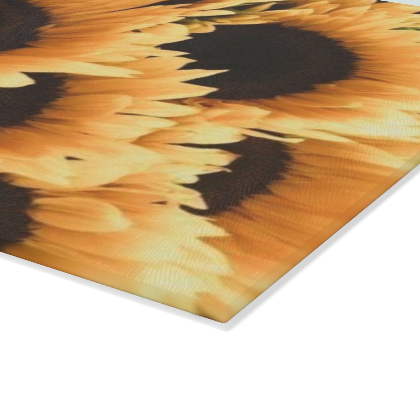 Sunflower Floral Glass Cutting Board – Brighten Your Kitchen