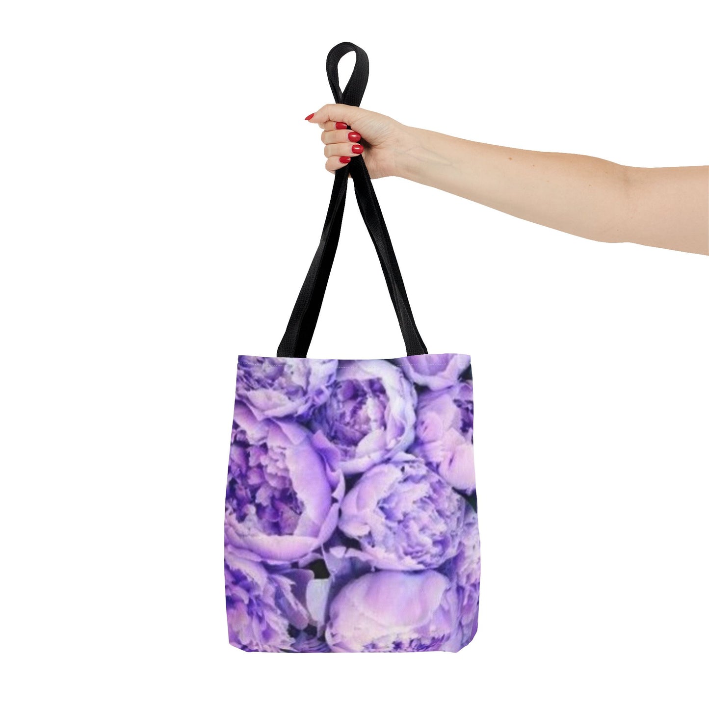 Purple Peony Floral Tote Bag for Women – Soft & Stylish
