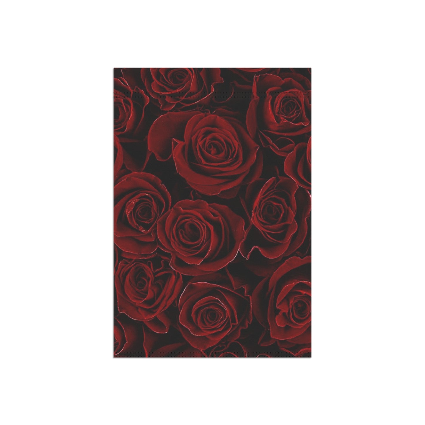 Red Roses Floral Garden and House Banner – Classic Outdoor Decor