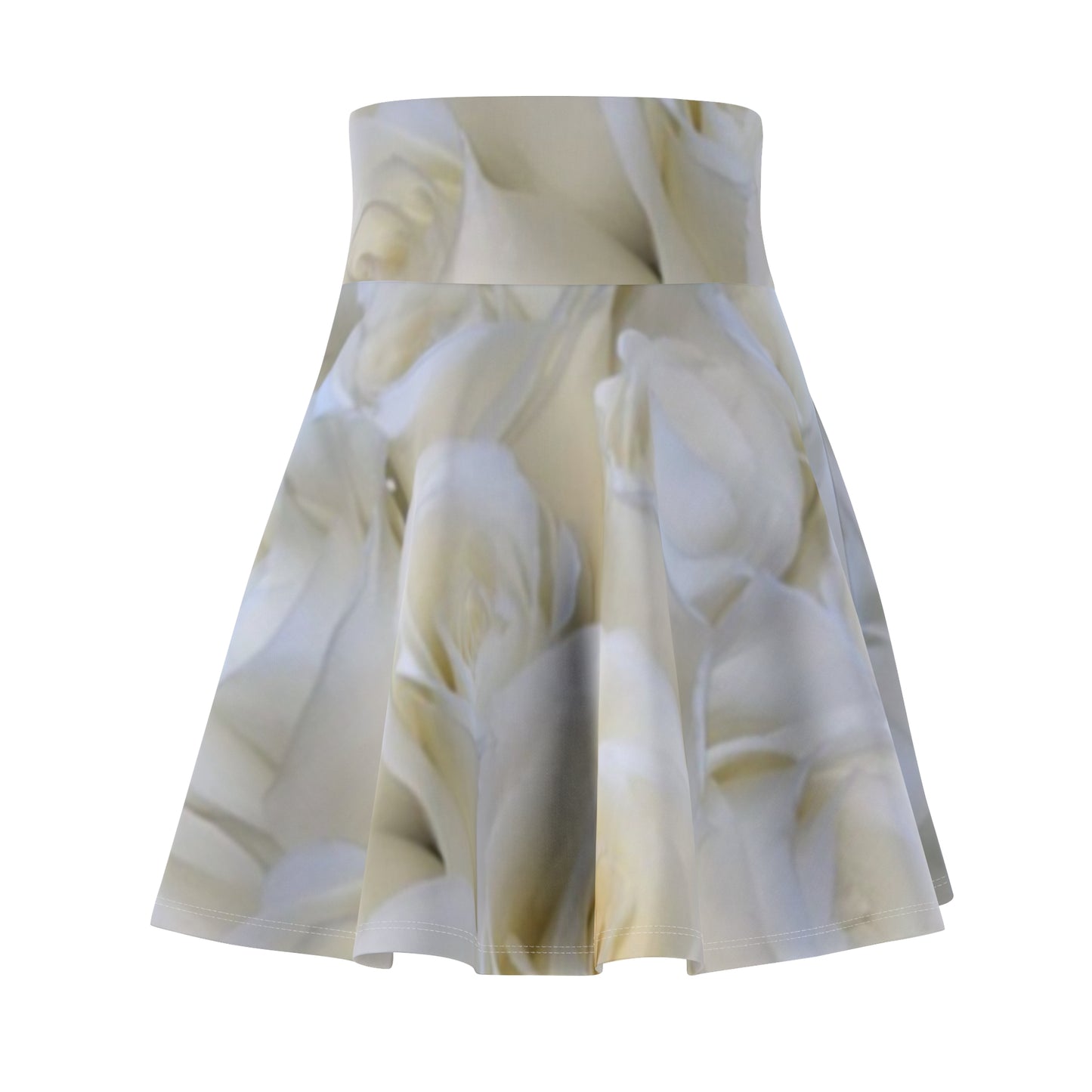 White Roses Skater Skirt