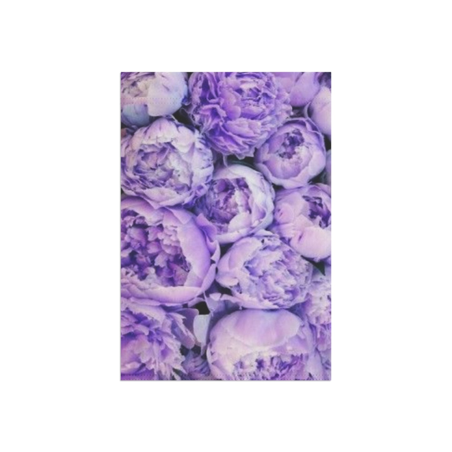 Purple Peony Floral Garden and House Banner – Soft Floral Touch