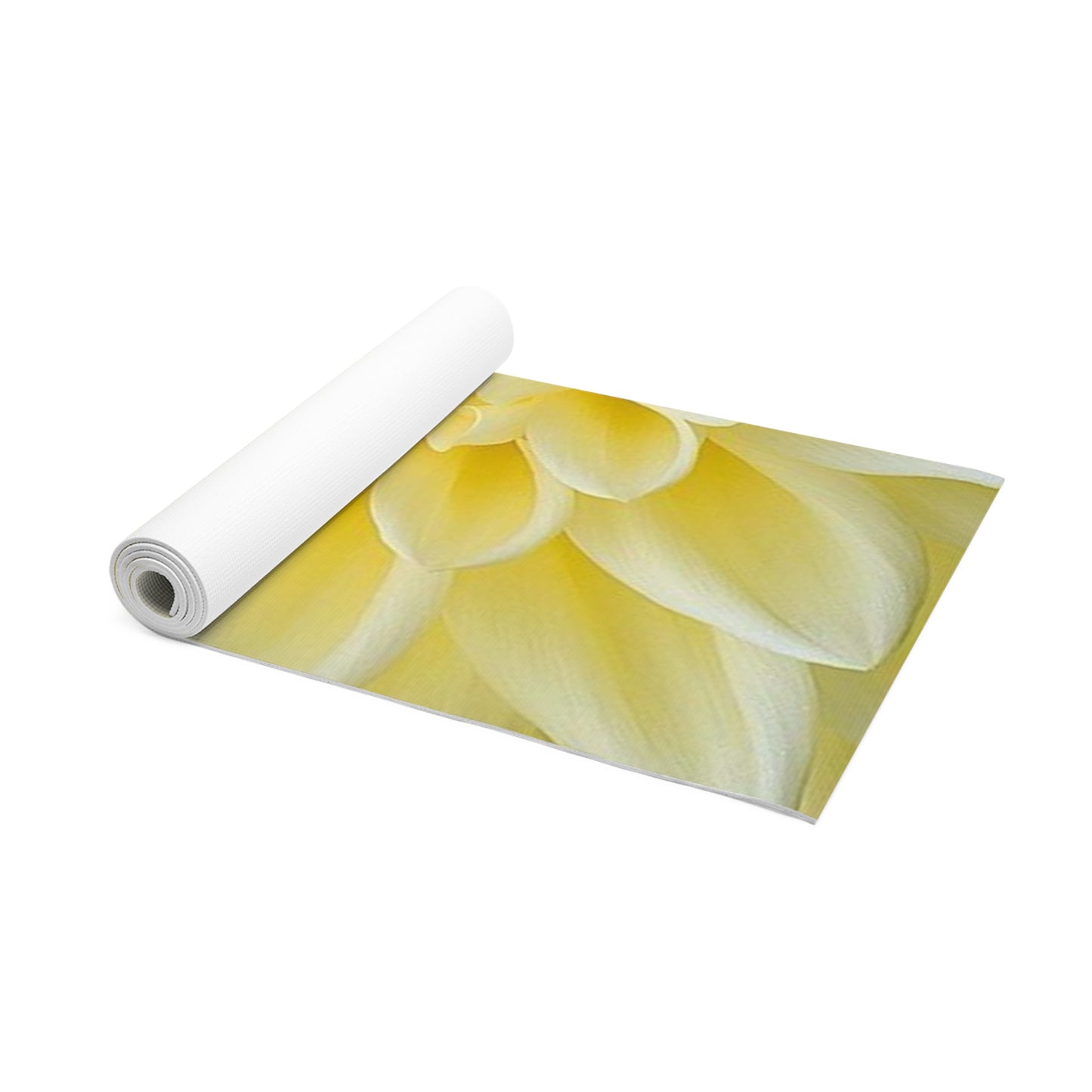 Yellow Dahlia Exercise Mat