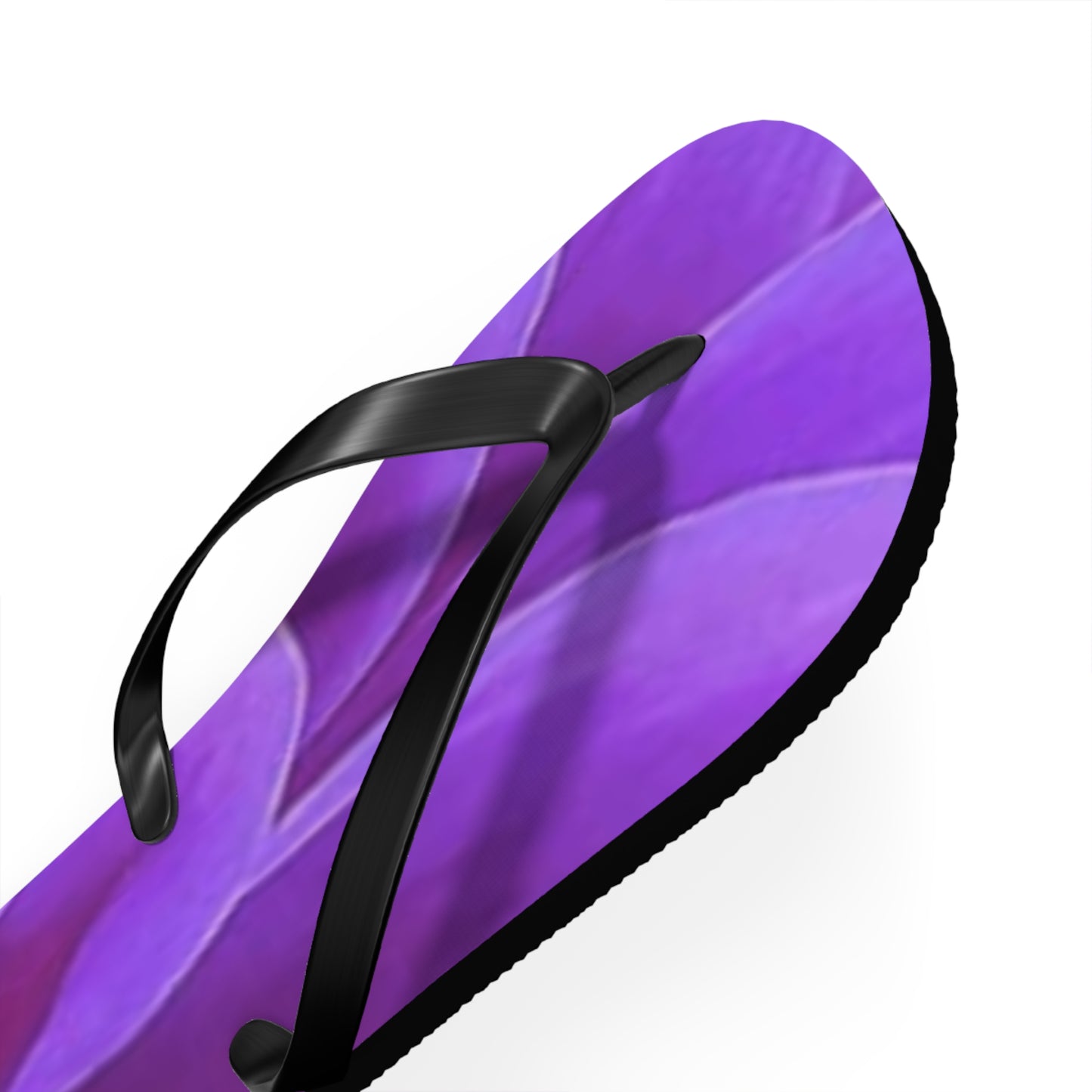Purple Dahlia Flip Flops