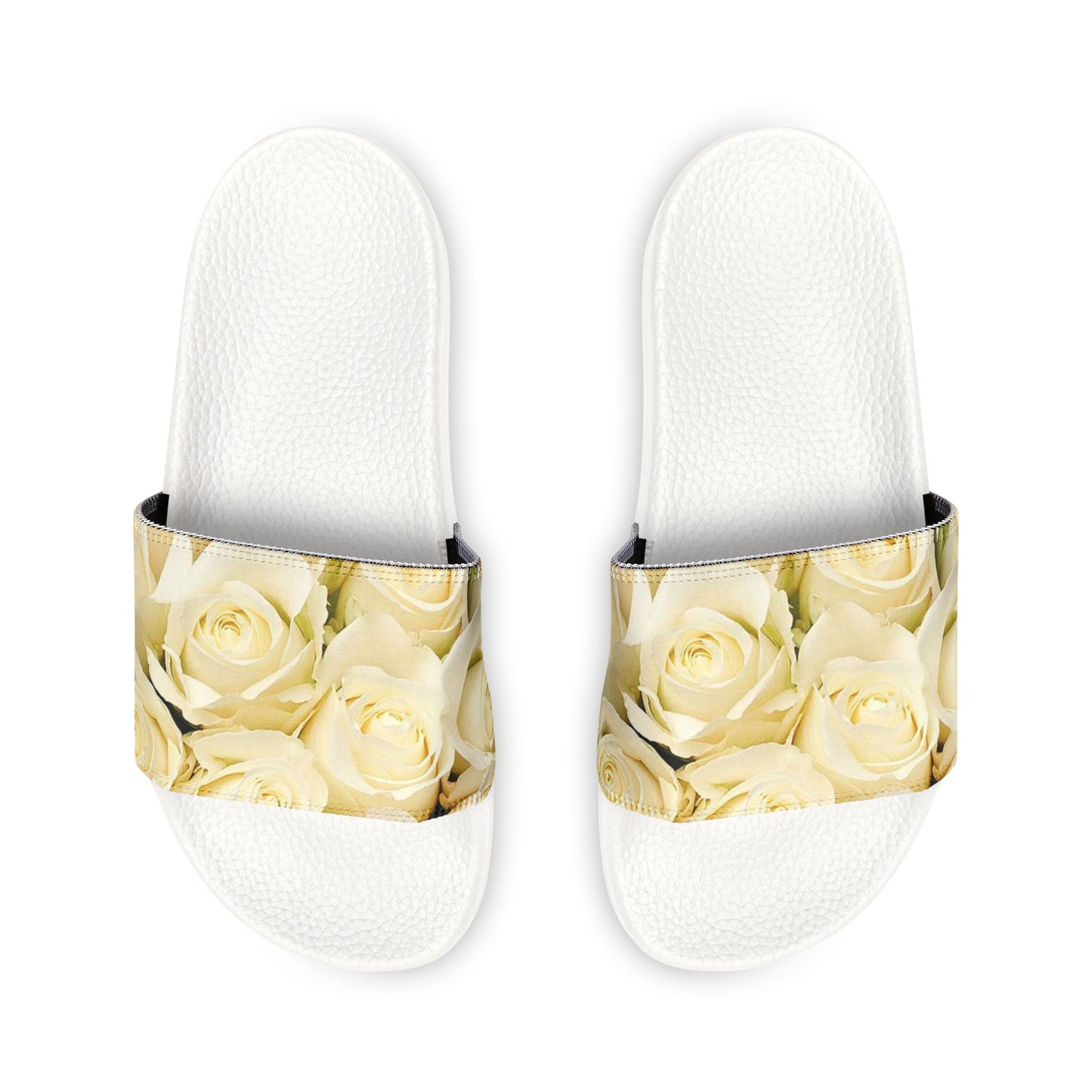 White Roses Floral Design with Removable Straps