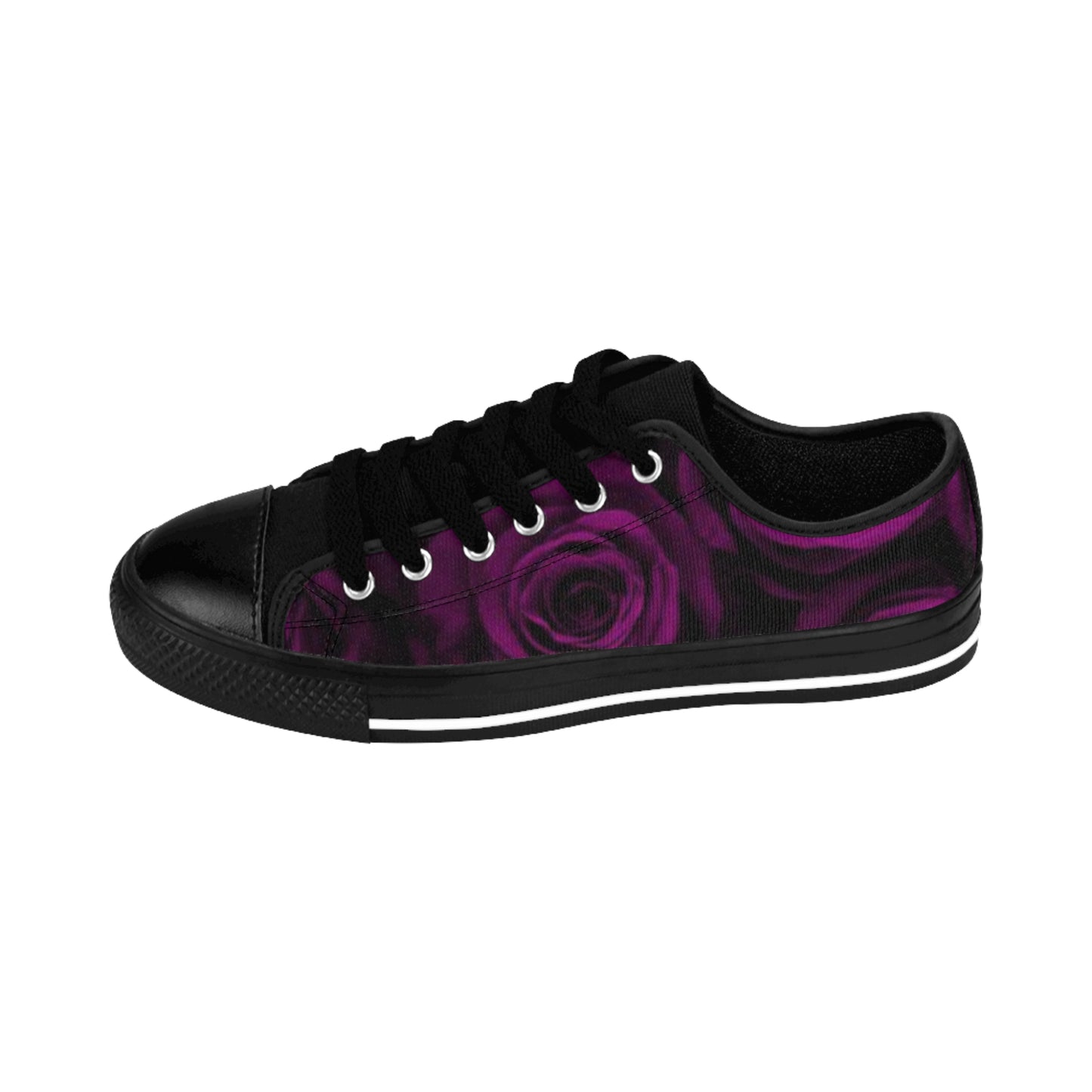 Dark Purple Roses Sneakers