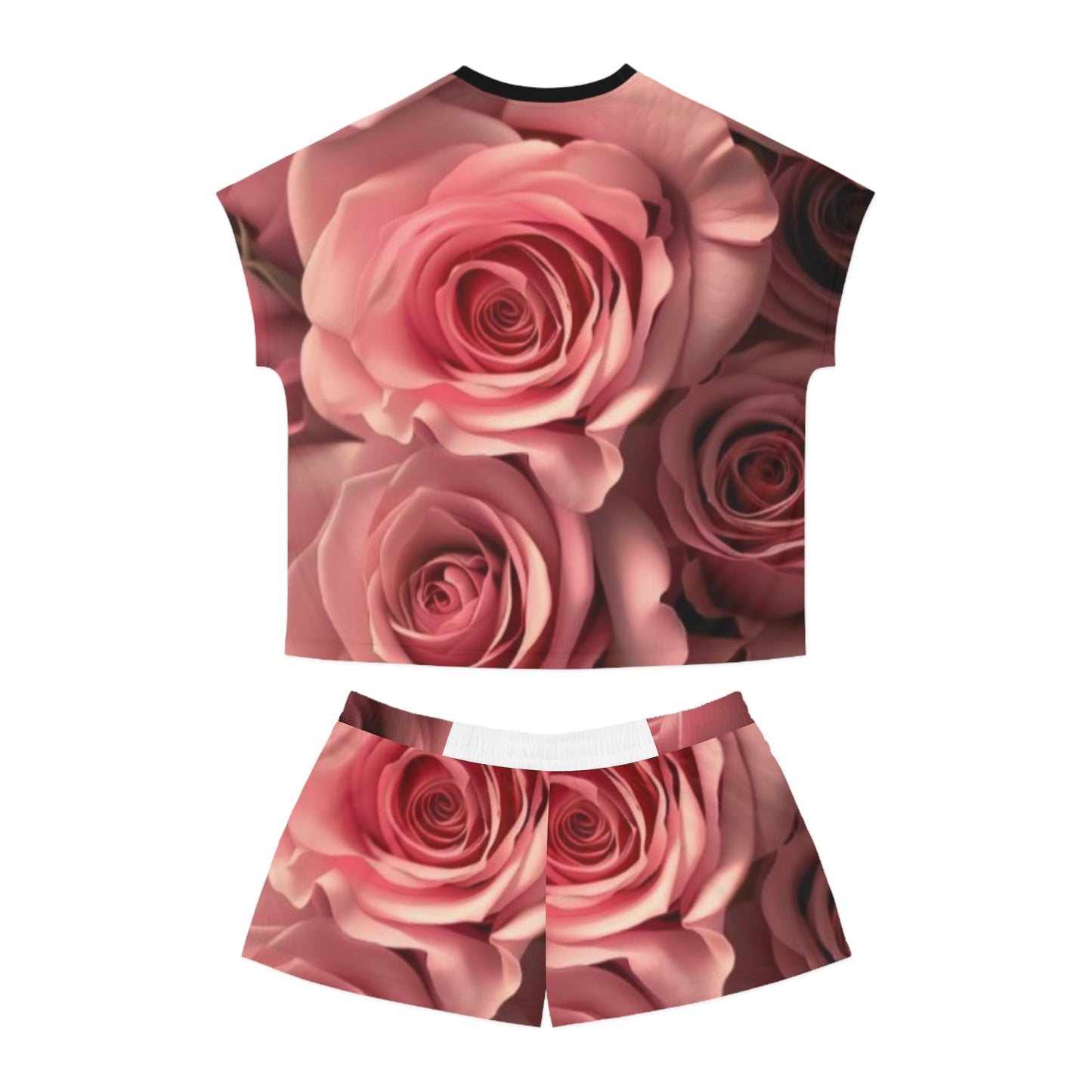 Pink Roses Pajama Set