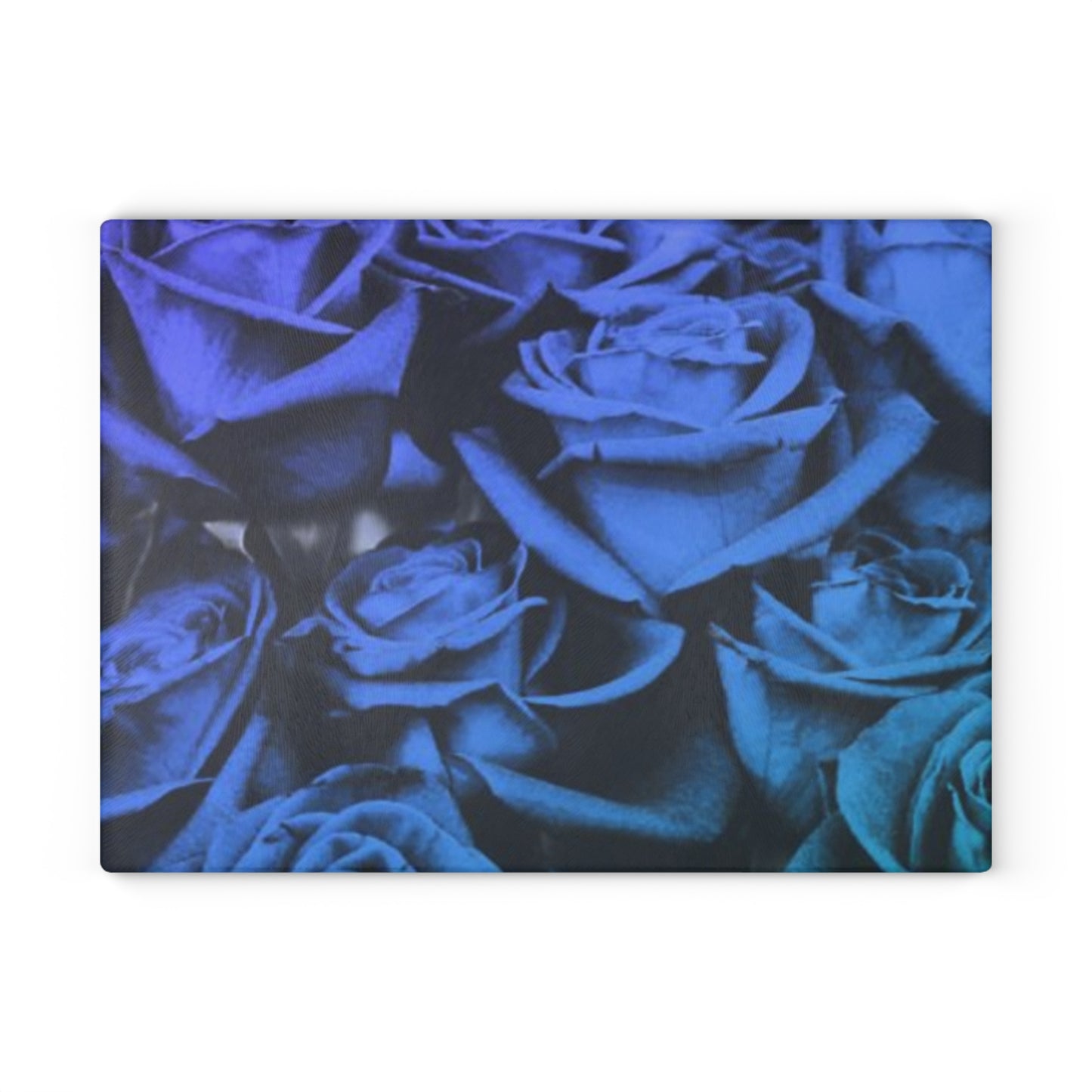 Blue Roses Cutting Board