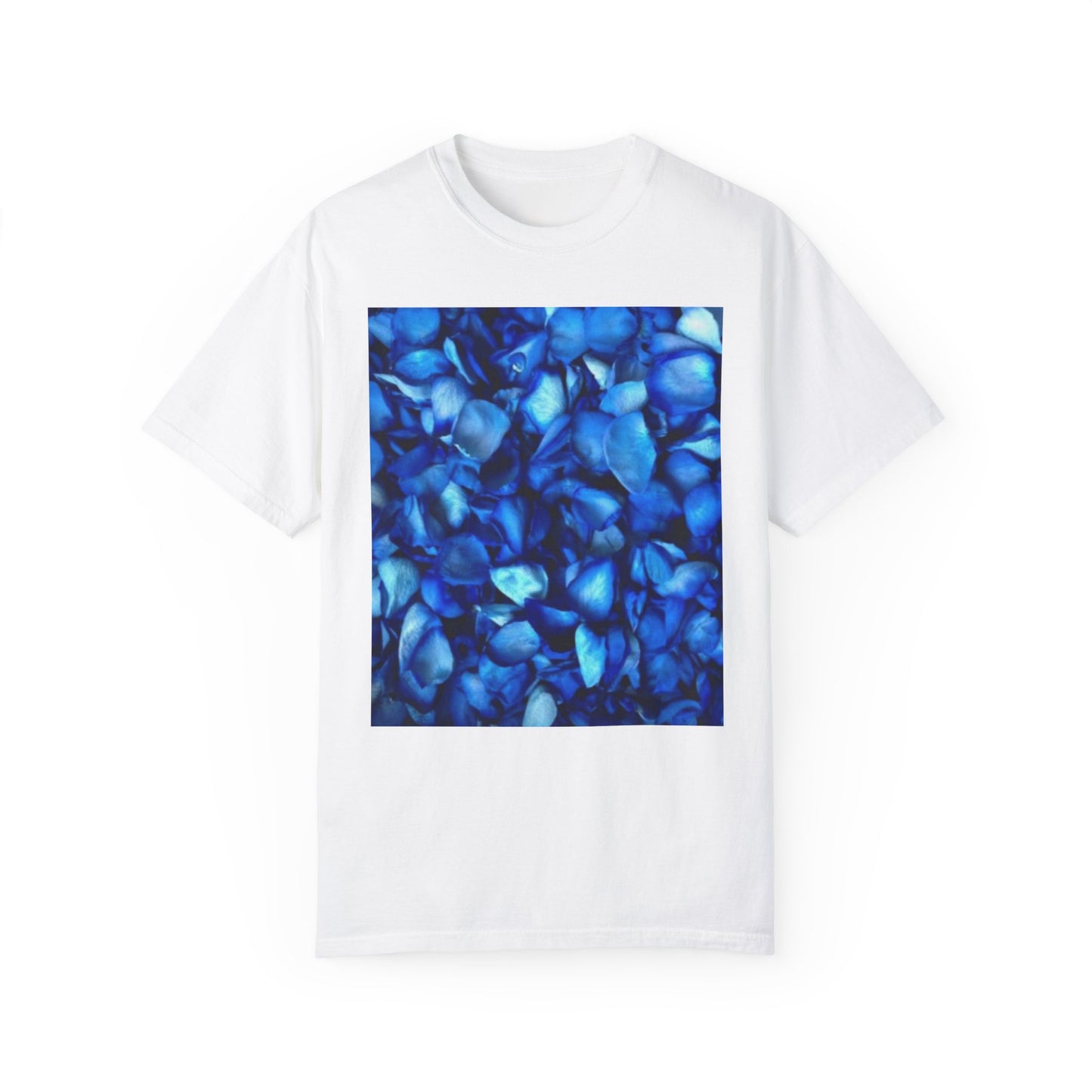 Blue Petals T-Shirt – Comfort Colors® 1717, Garment-Dyed Cotton