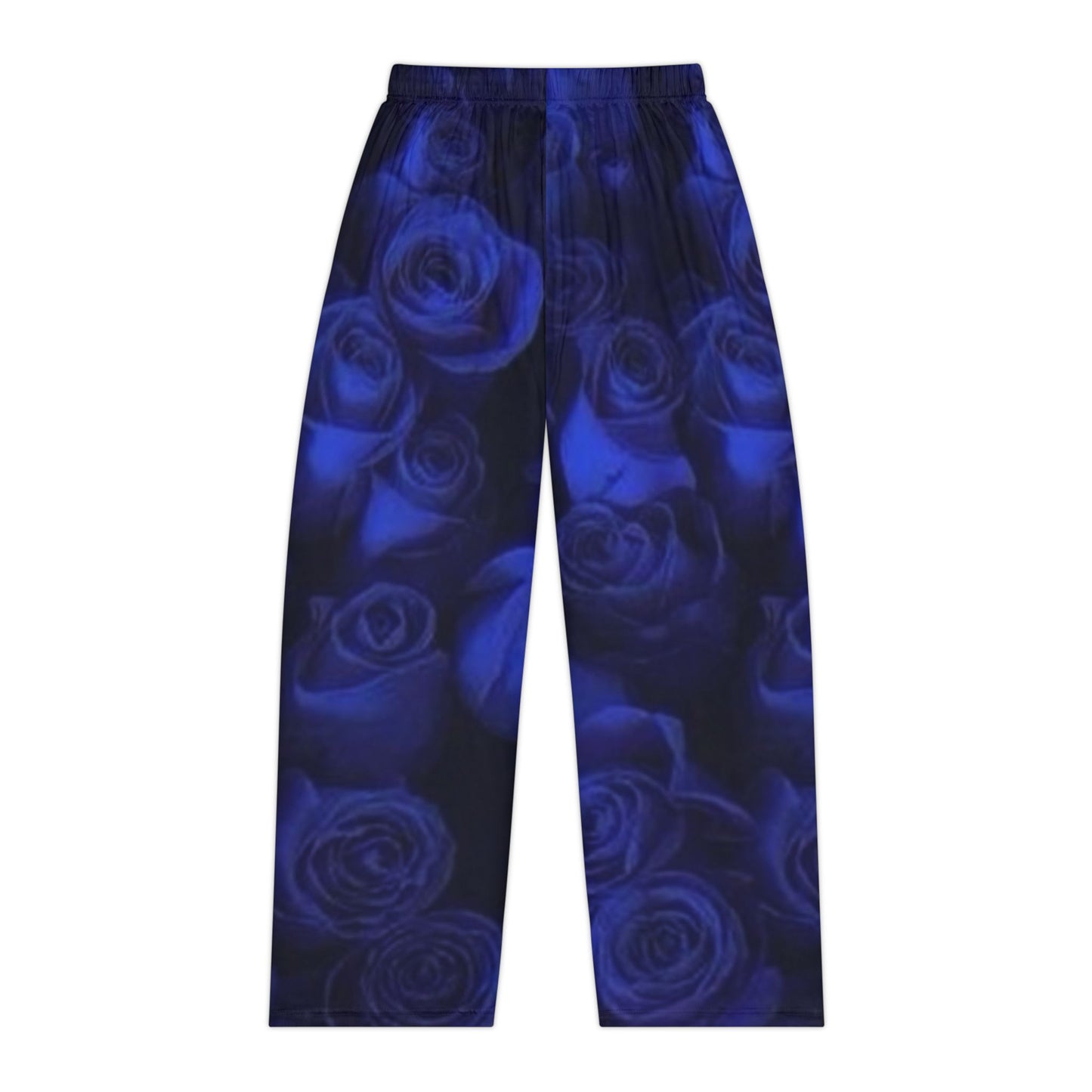Dark Blue Roses Pajama Pants
