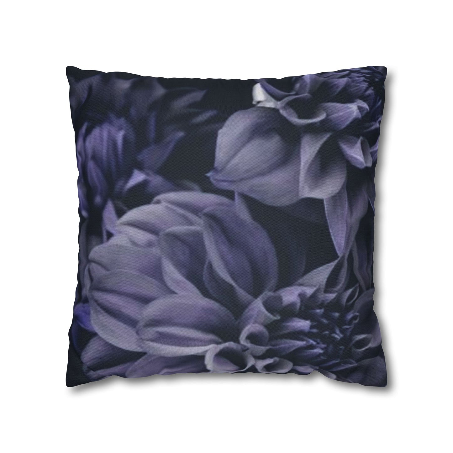 Blue Dahlia Square Pillowcase