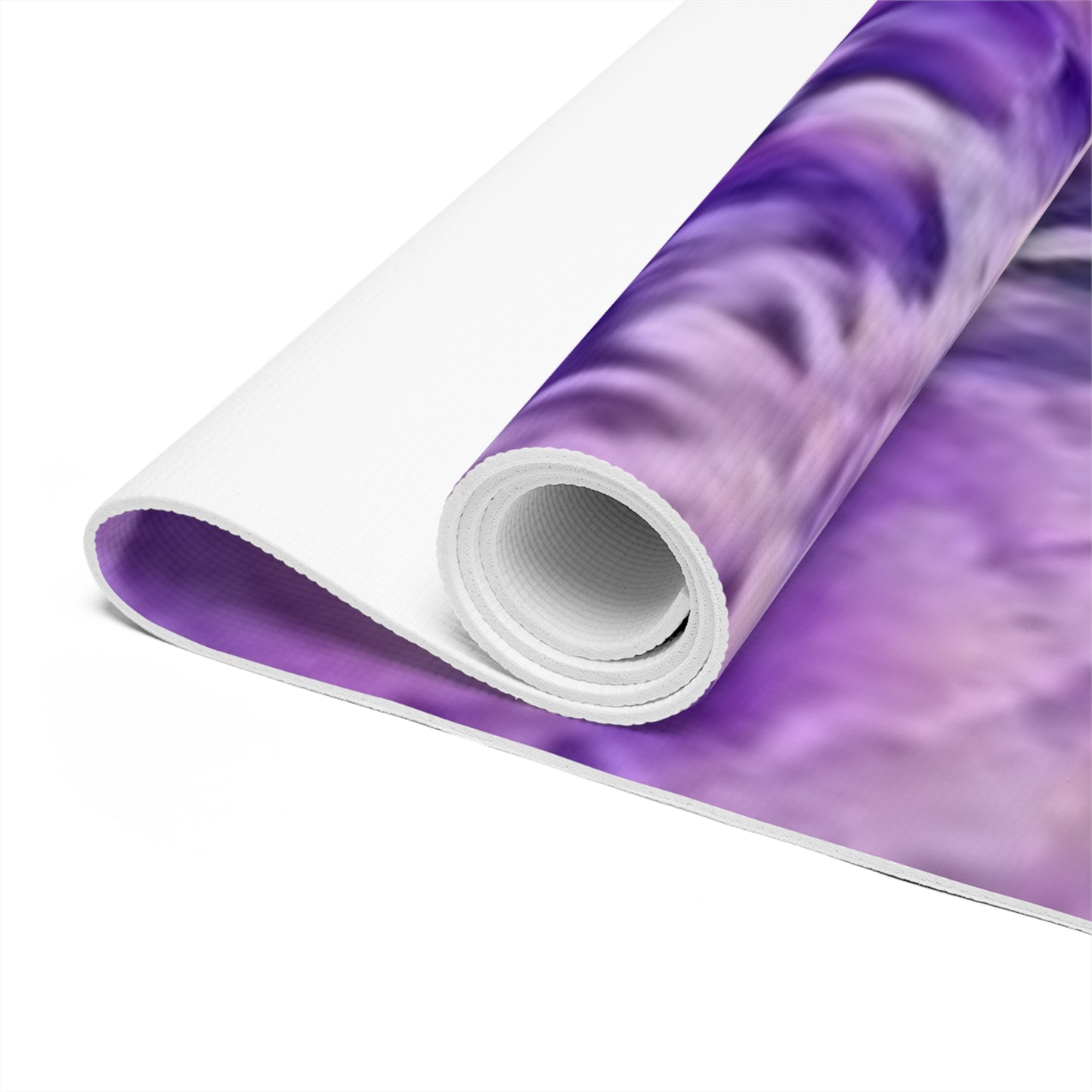 Purple Peony Exercise Mat