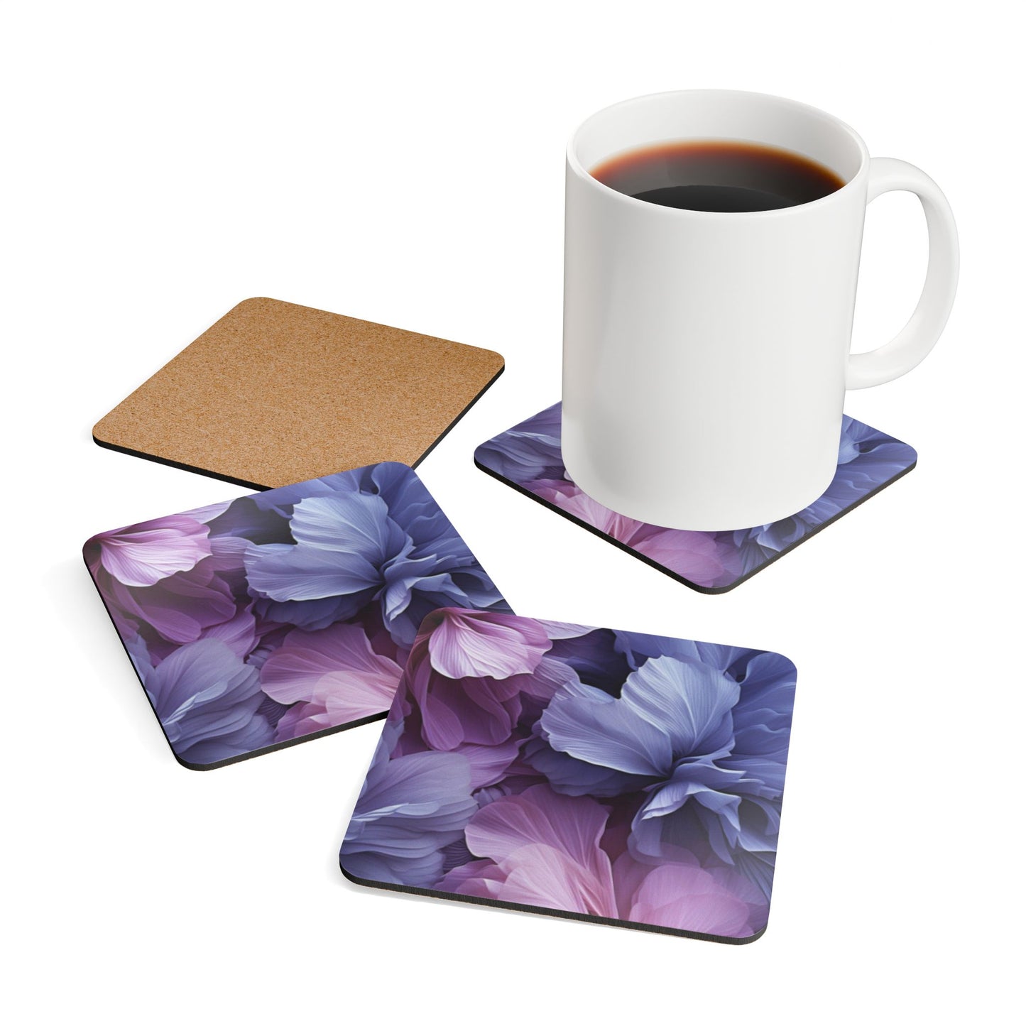 Floral Flow Coaster Set