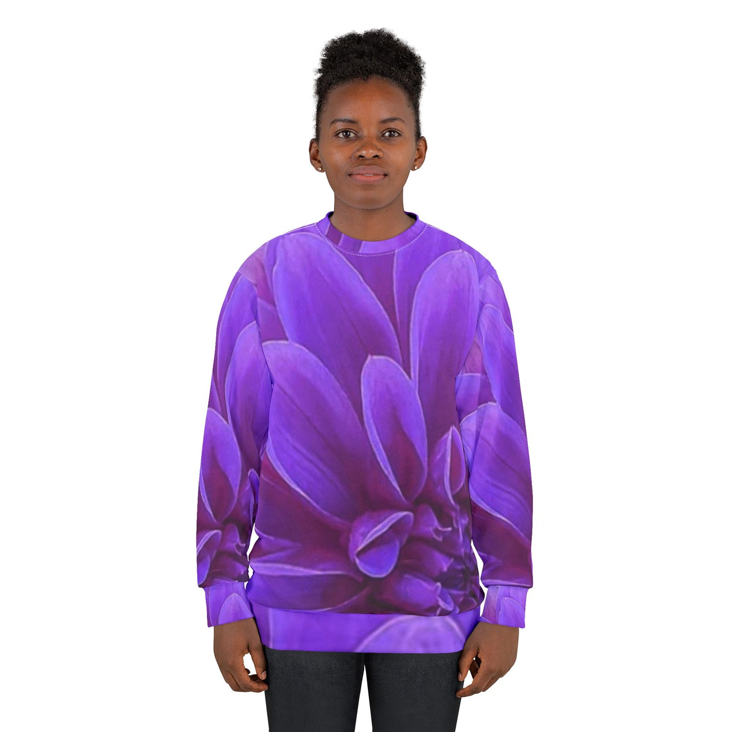 Purple Dahlia Sweatshirt