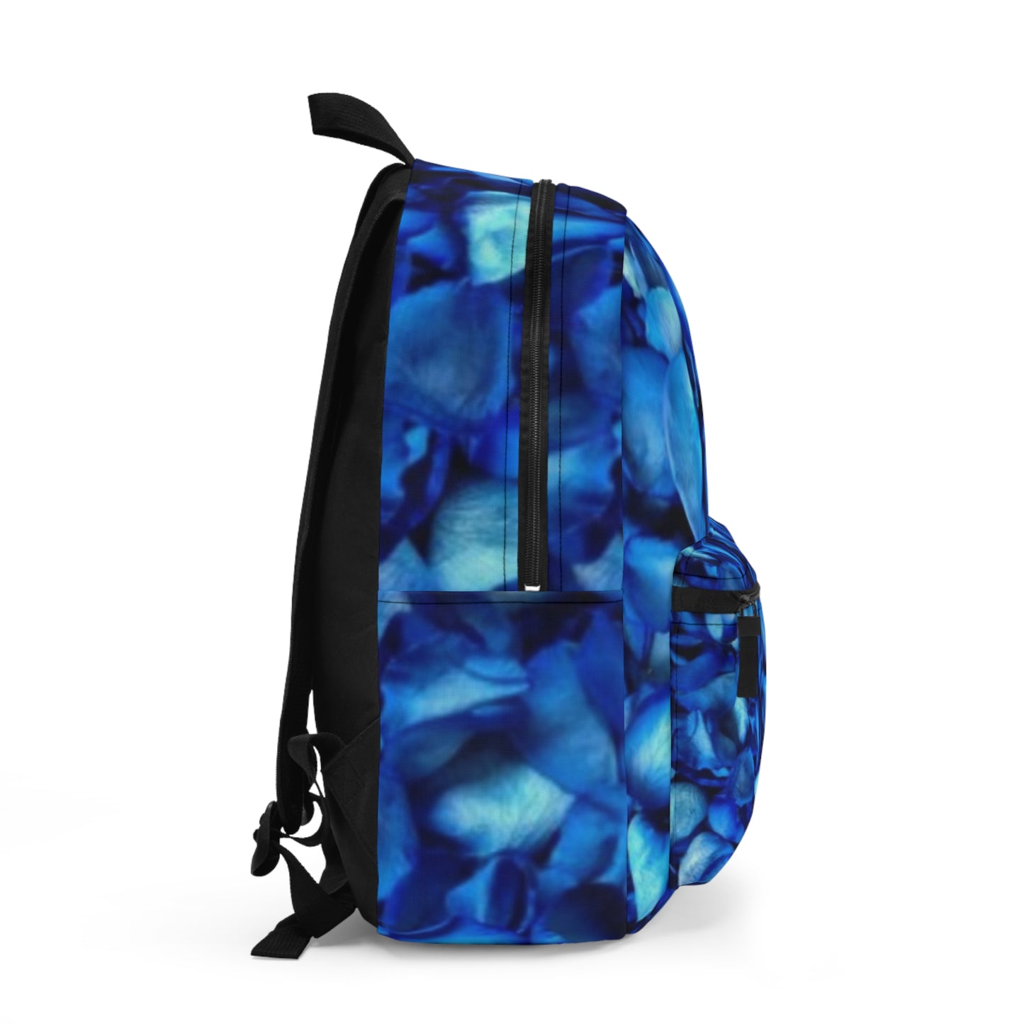 Blue Petals Floral Backpack for Travel