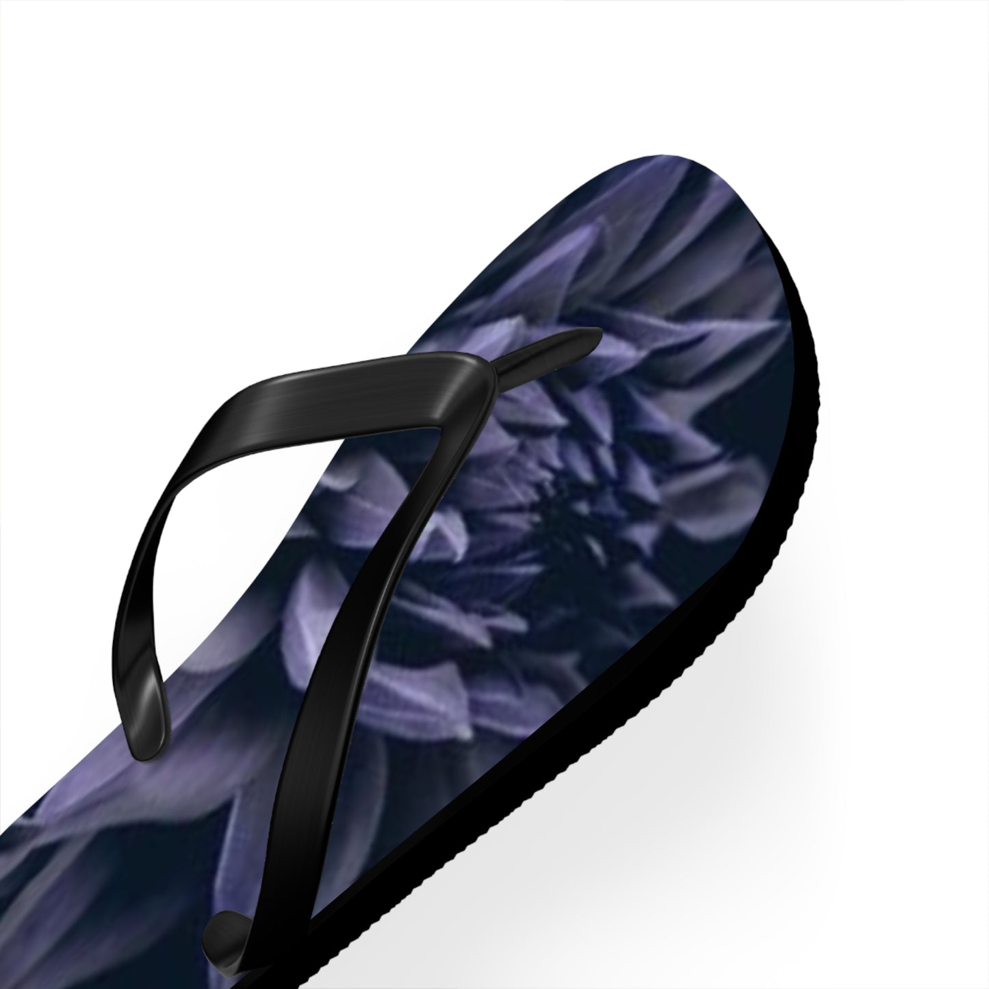 Blue Dahlia Flip Flops
