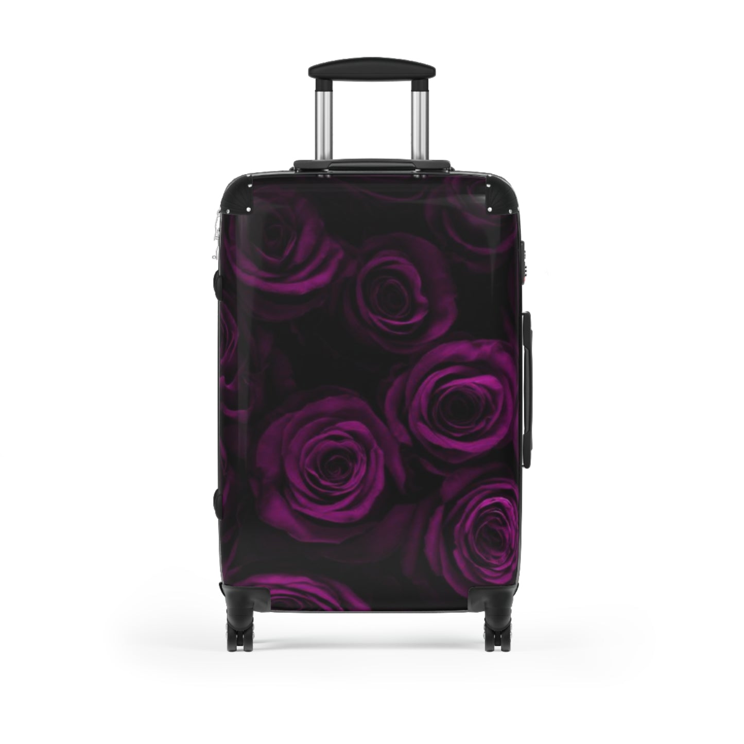 Dark Purple Roses Suitcase