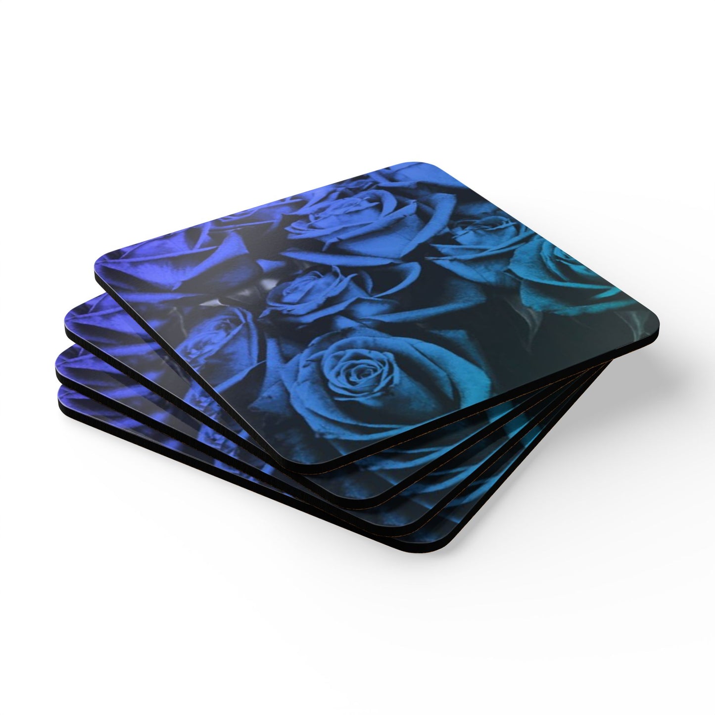 Blue Dahlia Drink Coasters For Table