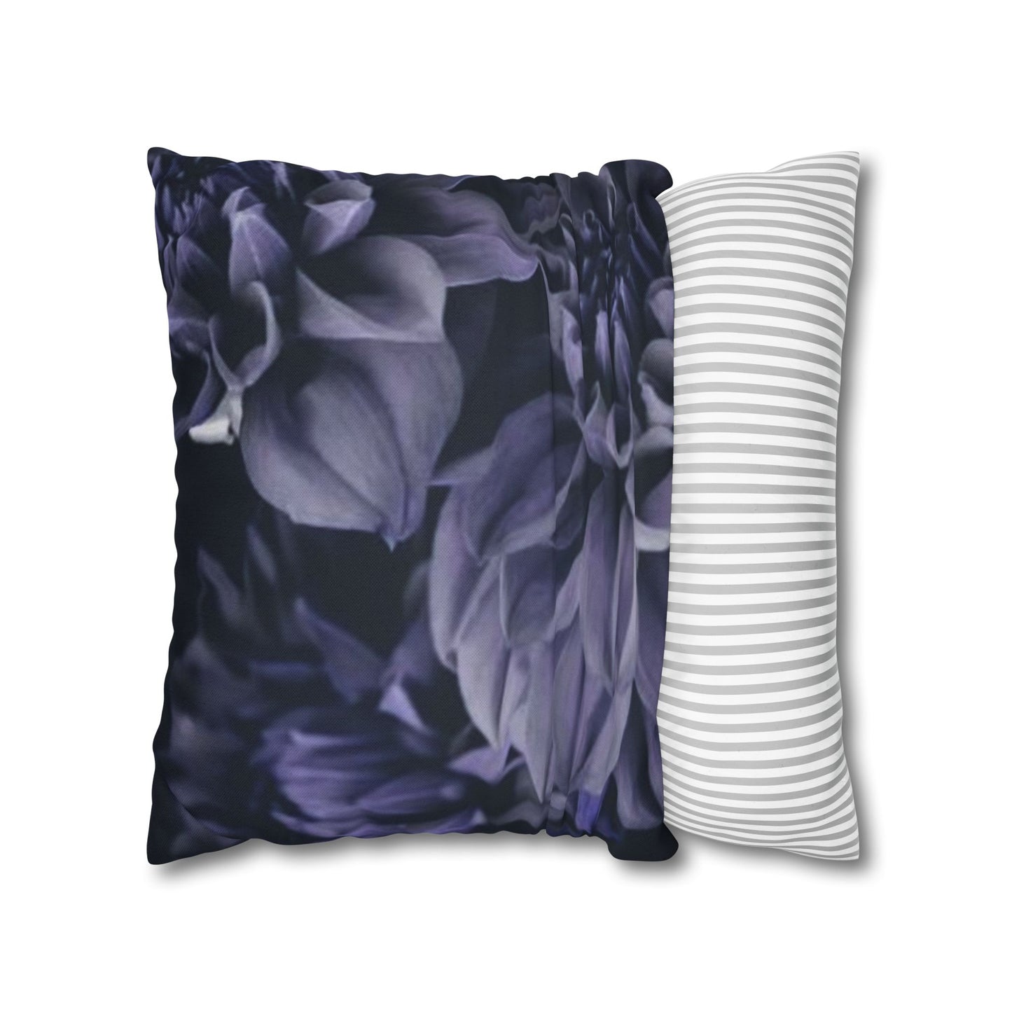 Blue Dahlia Square Pillowcase