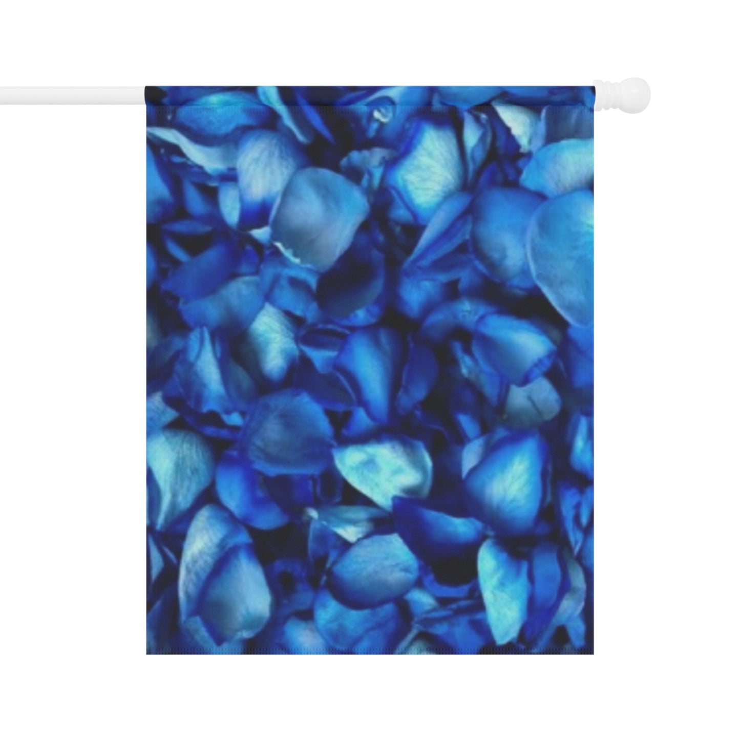 Blue Petals Floral Garden and House Banner – Peaceful Outdoor Decor