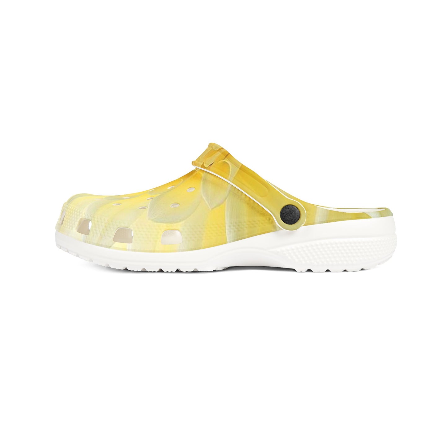 Yellow Dahlia Foam Shoes