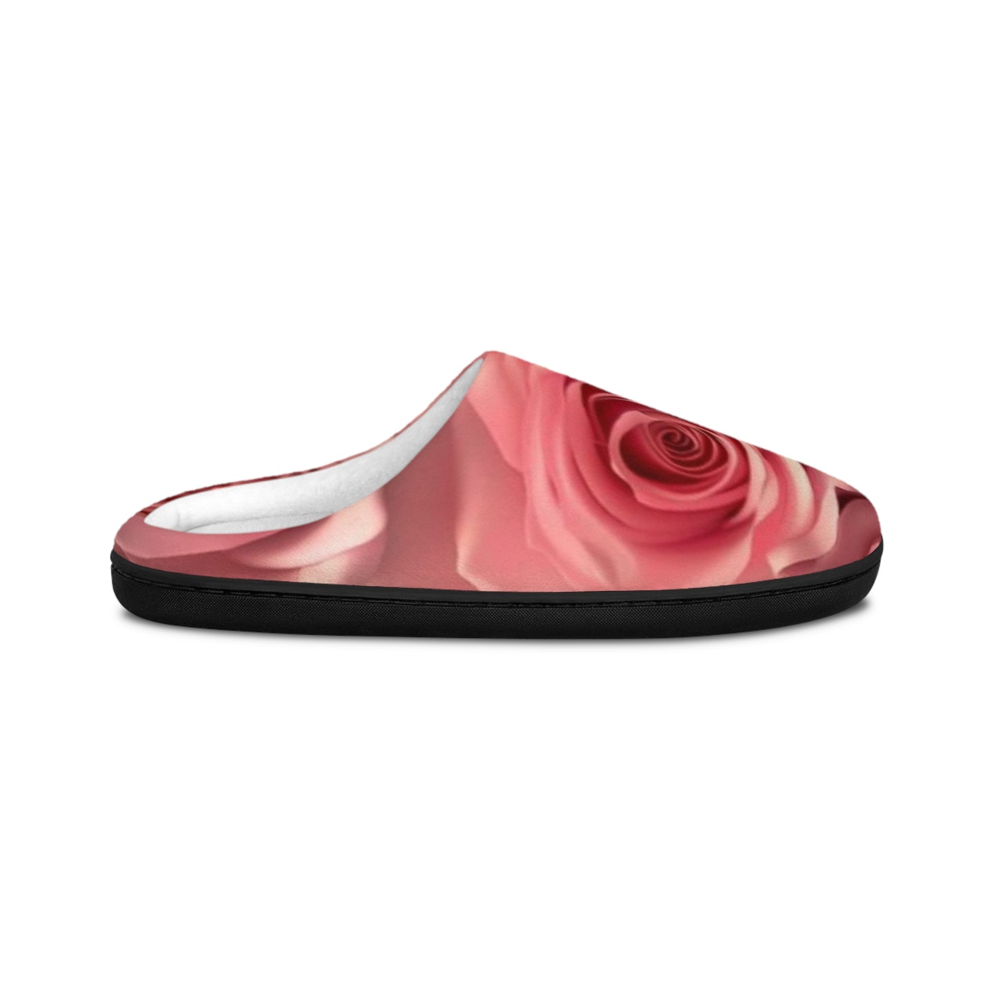 Pink Roses Slippers