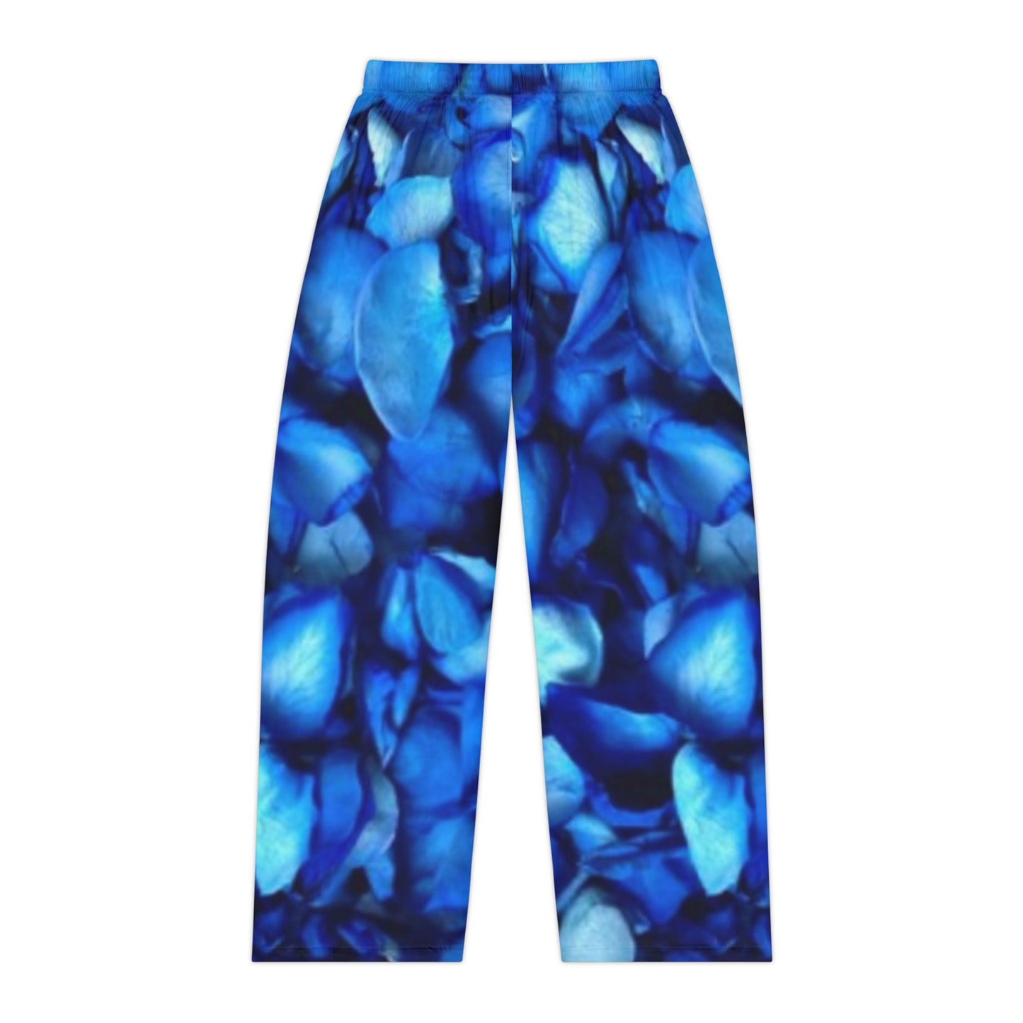 Blue Petals Cozy Floral Pajama Pant