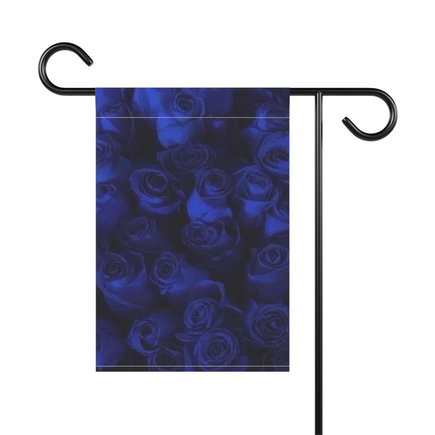 Dark Blue Roses Garden & House Banner