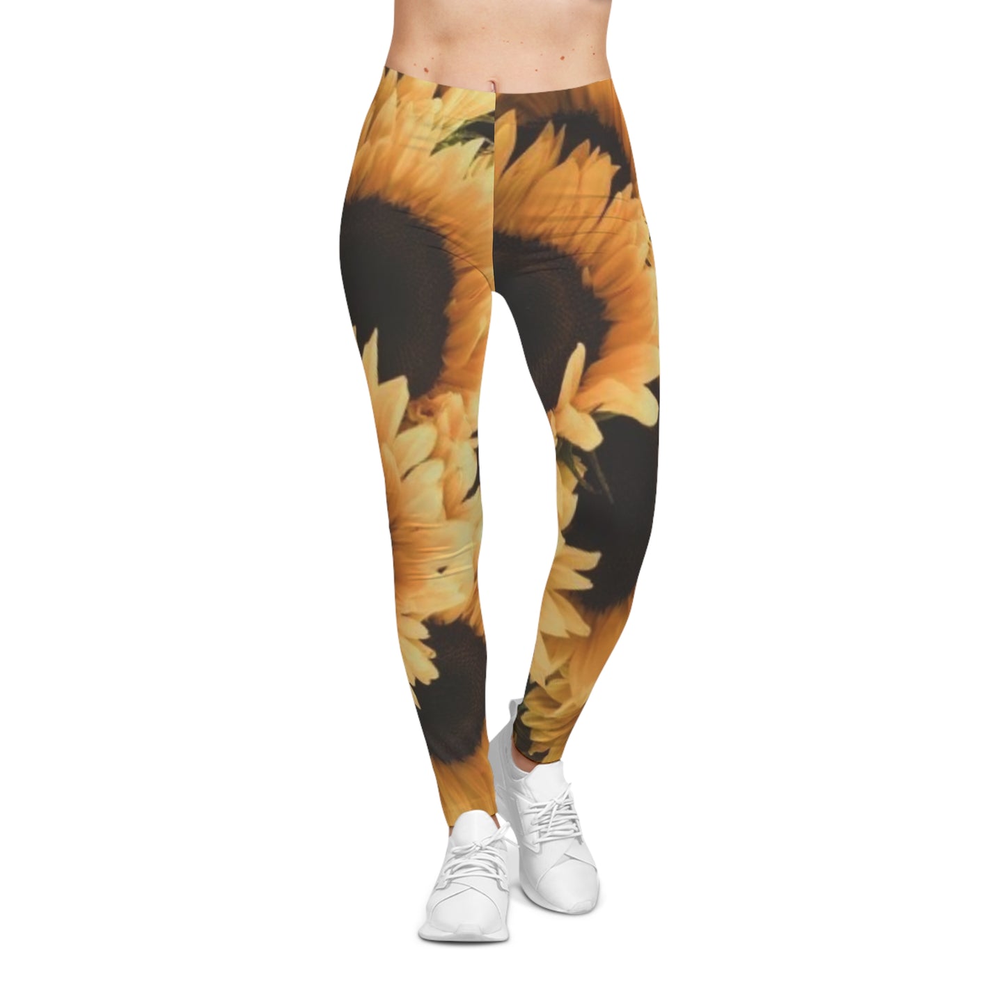 Sunflower Comfortable Floral Casual Leggings