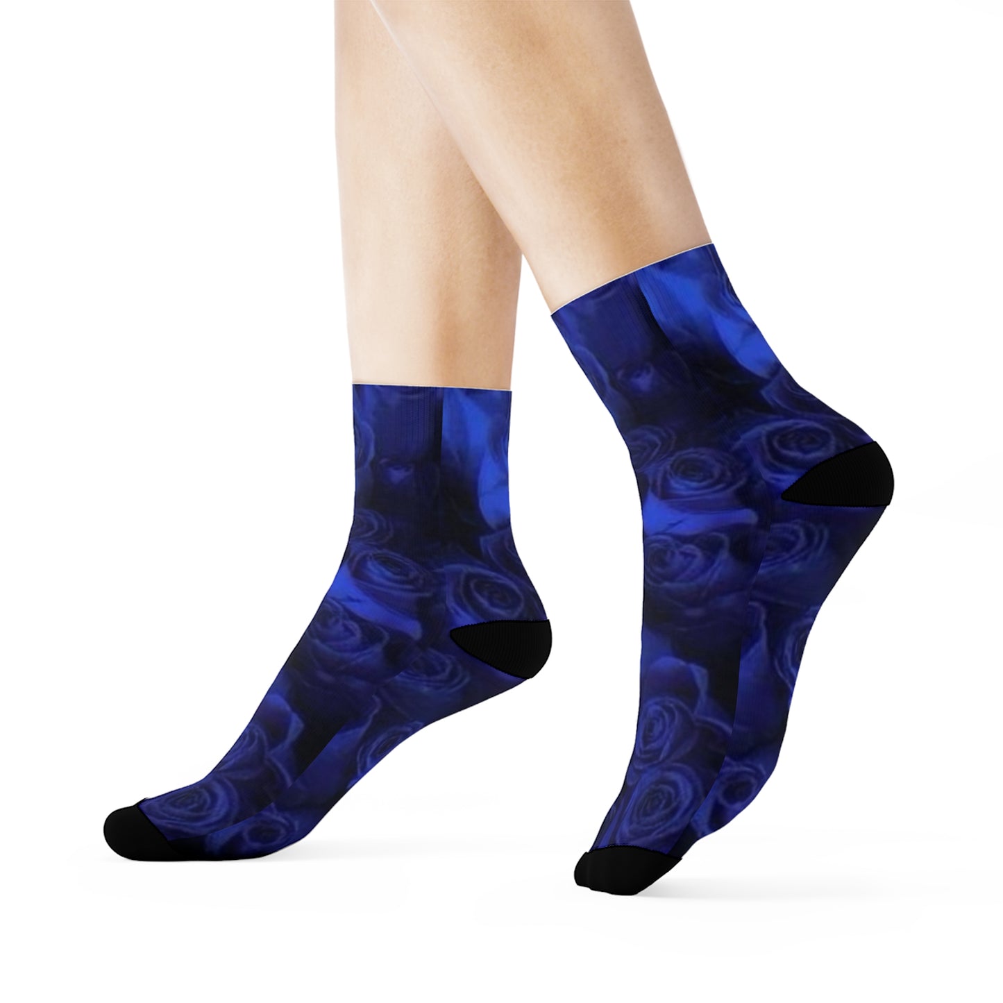 Dark Blue Crew Socks