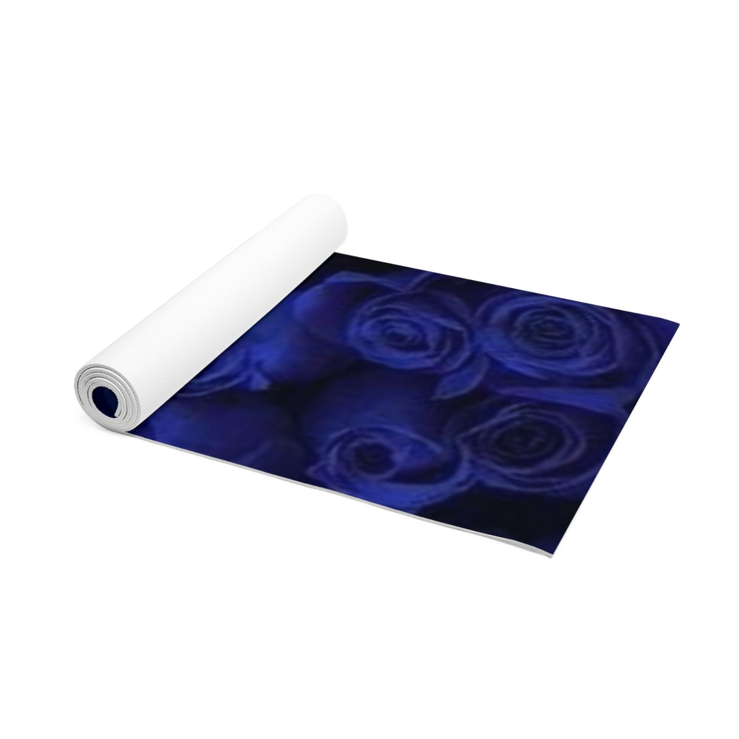 Blue Roses Exercise Mat