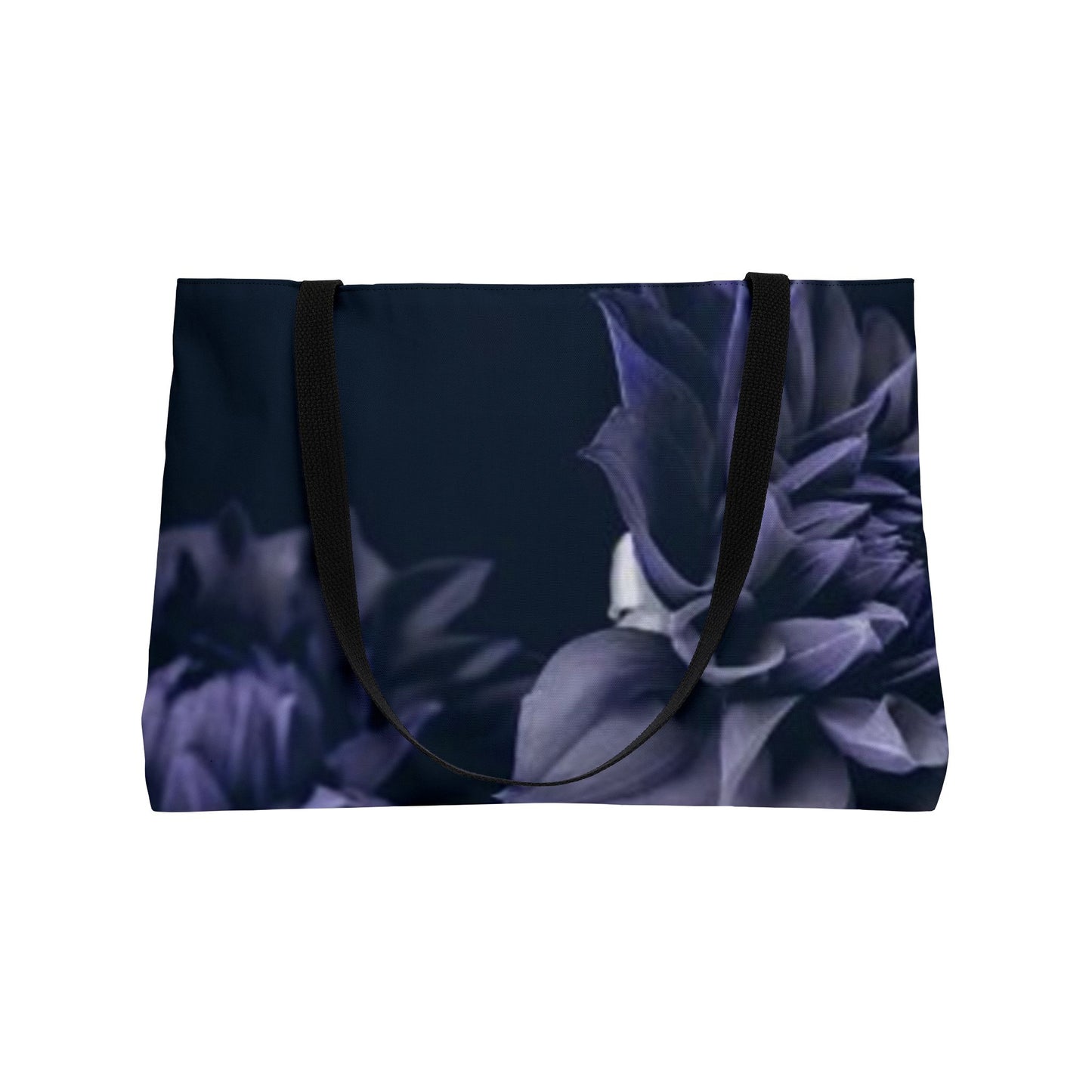 Blue Dahlia Rectangle Tote Bag