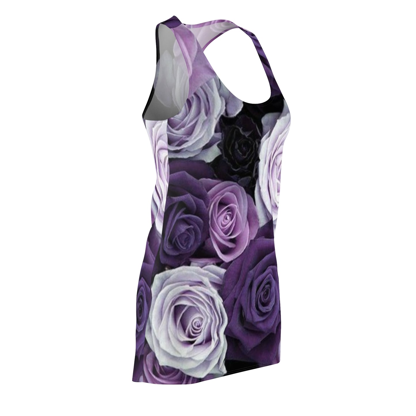Purple Roses Racerback Dress