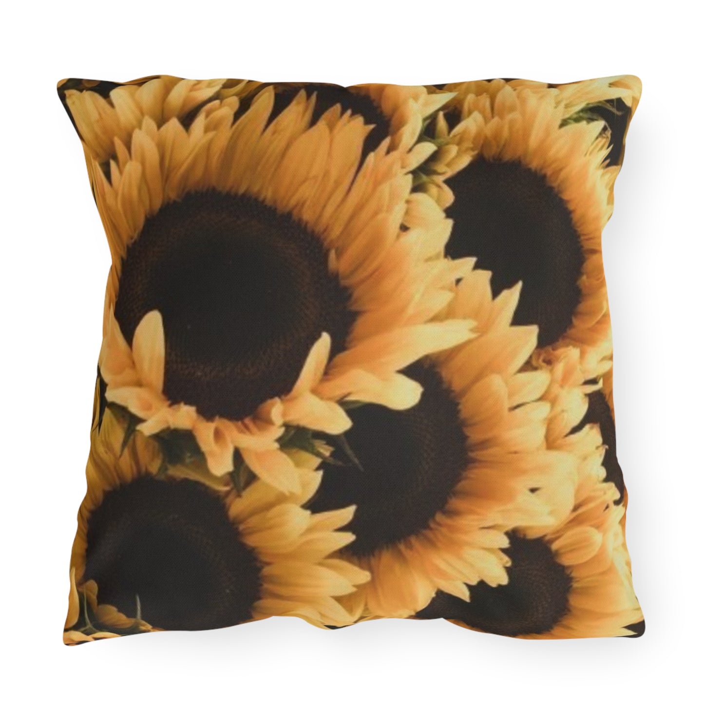 Sunflower Floral Outdoor Pillow
