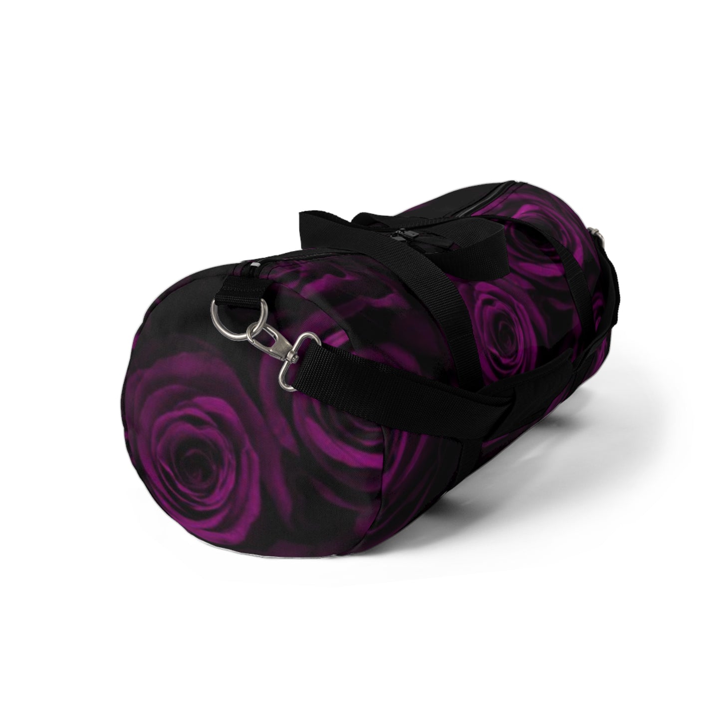 Dark Purple Roses Duffel Bag