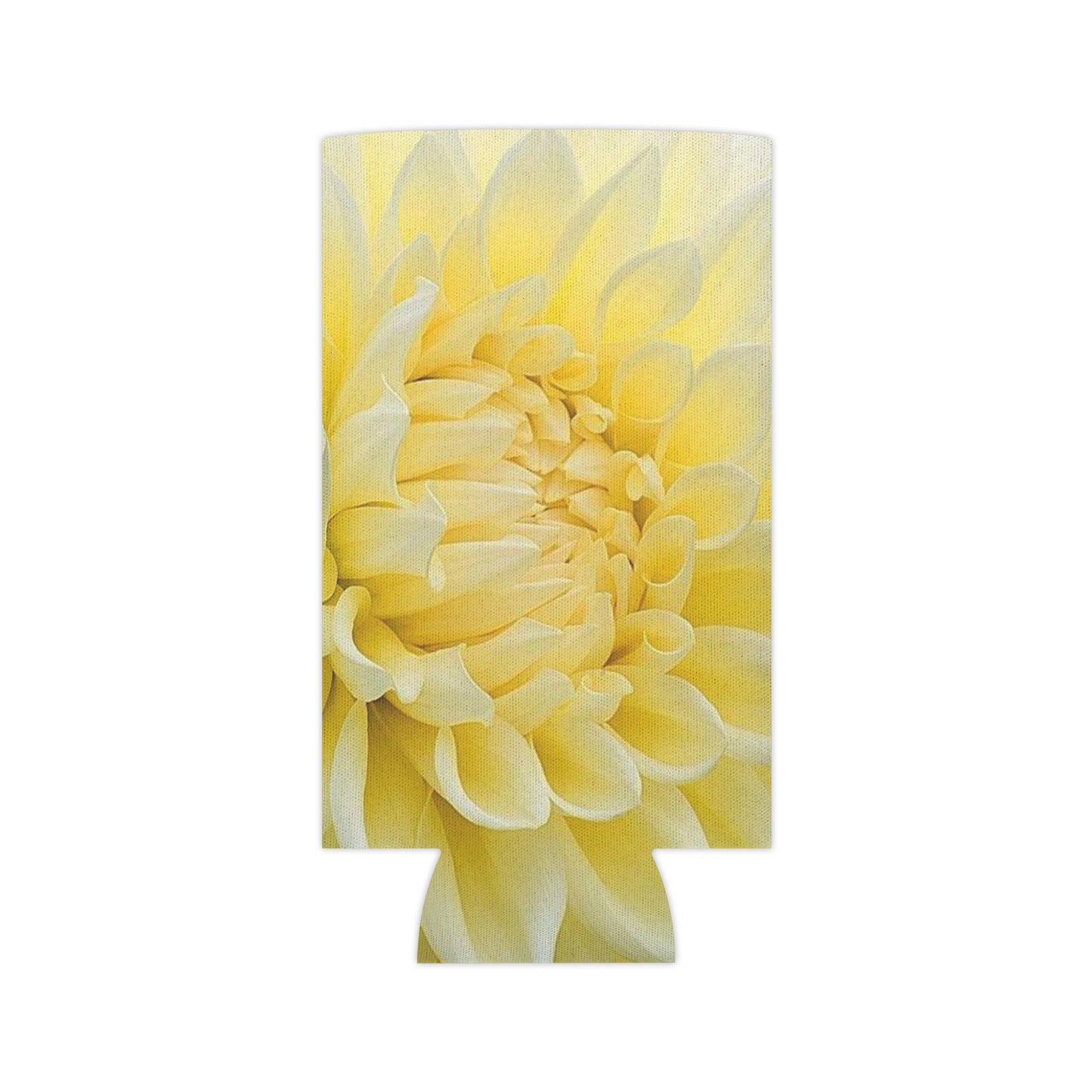 Yellow Dahlia Can Cooler