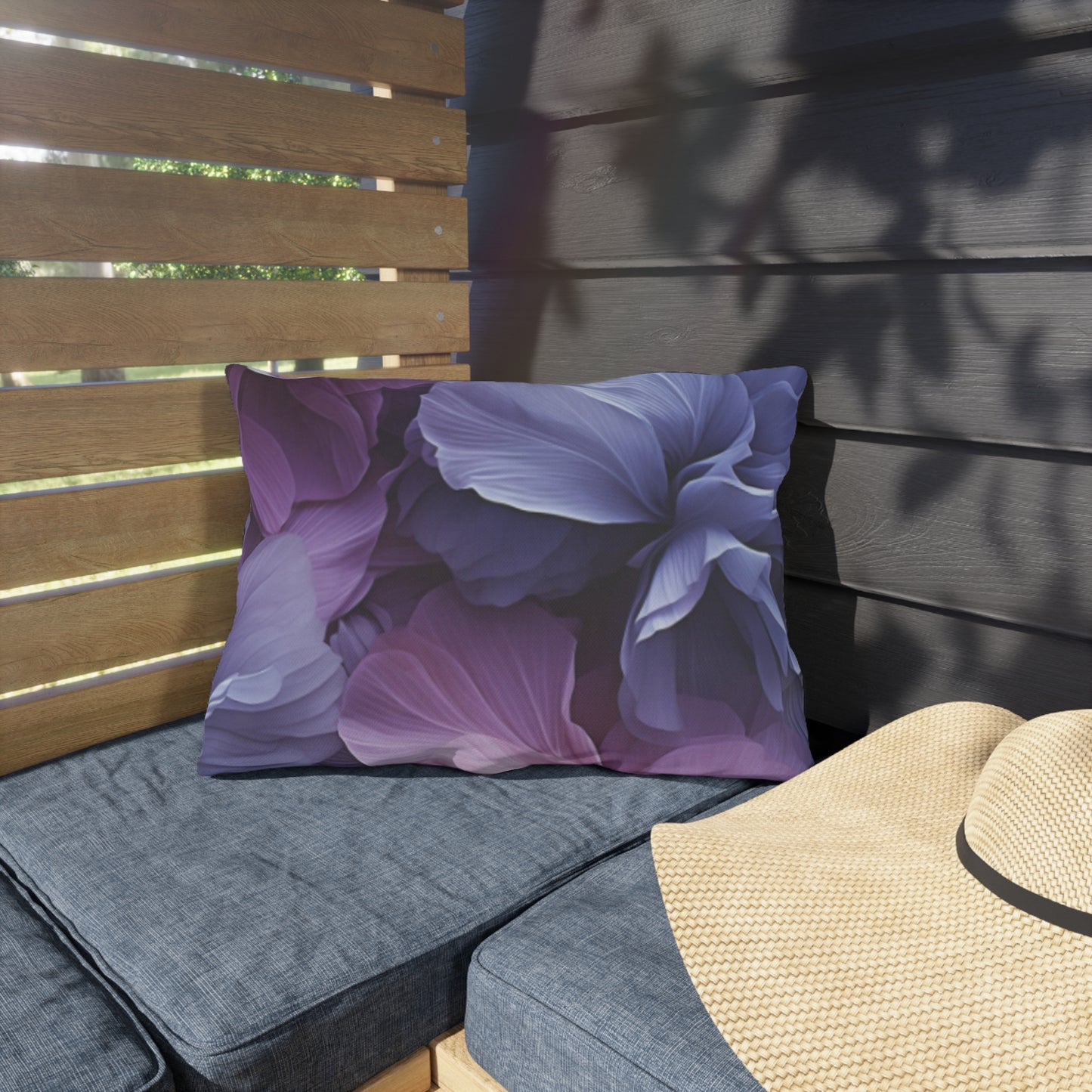 Floral Flow Outdoor Pillow