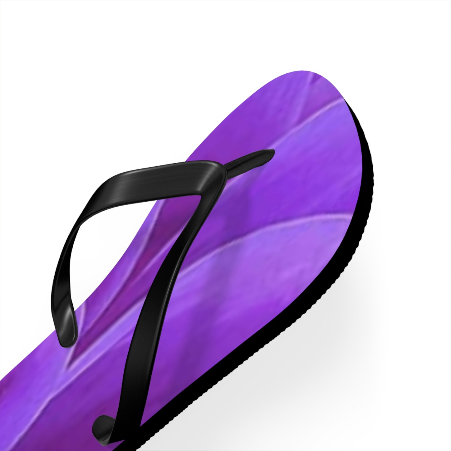 Purple Dahlia Flip Flops