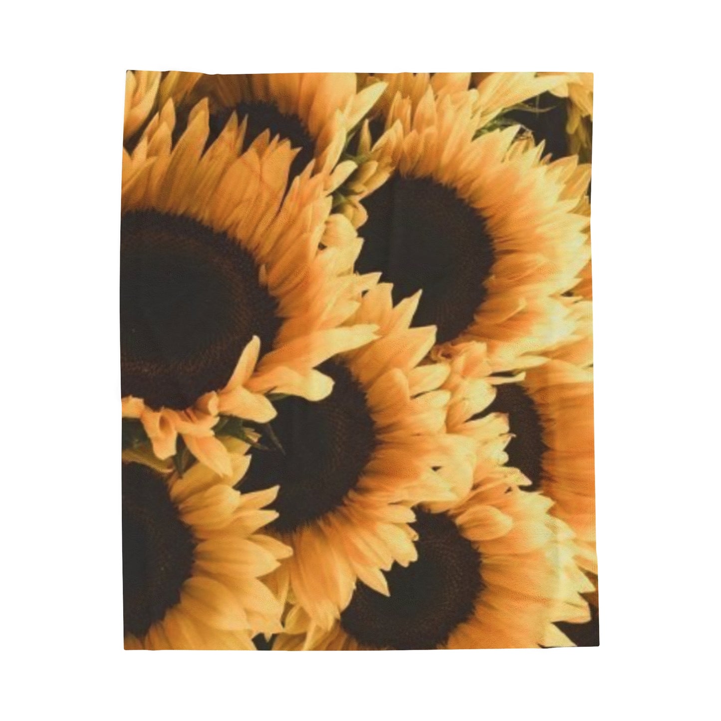 Soft Floral Blanket – Sunflower Design for Sunny Vibes