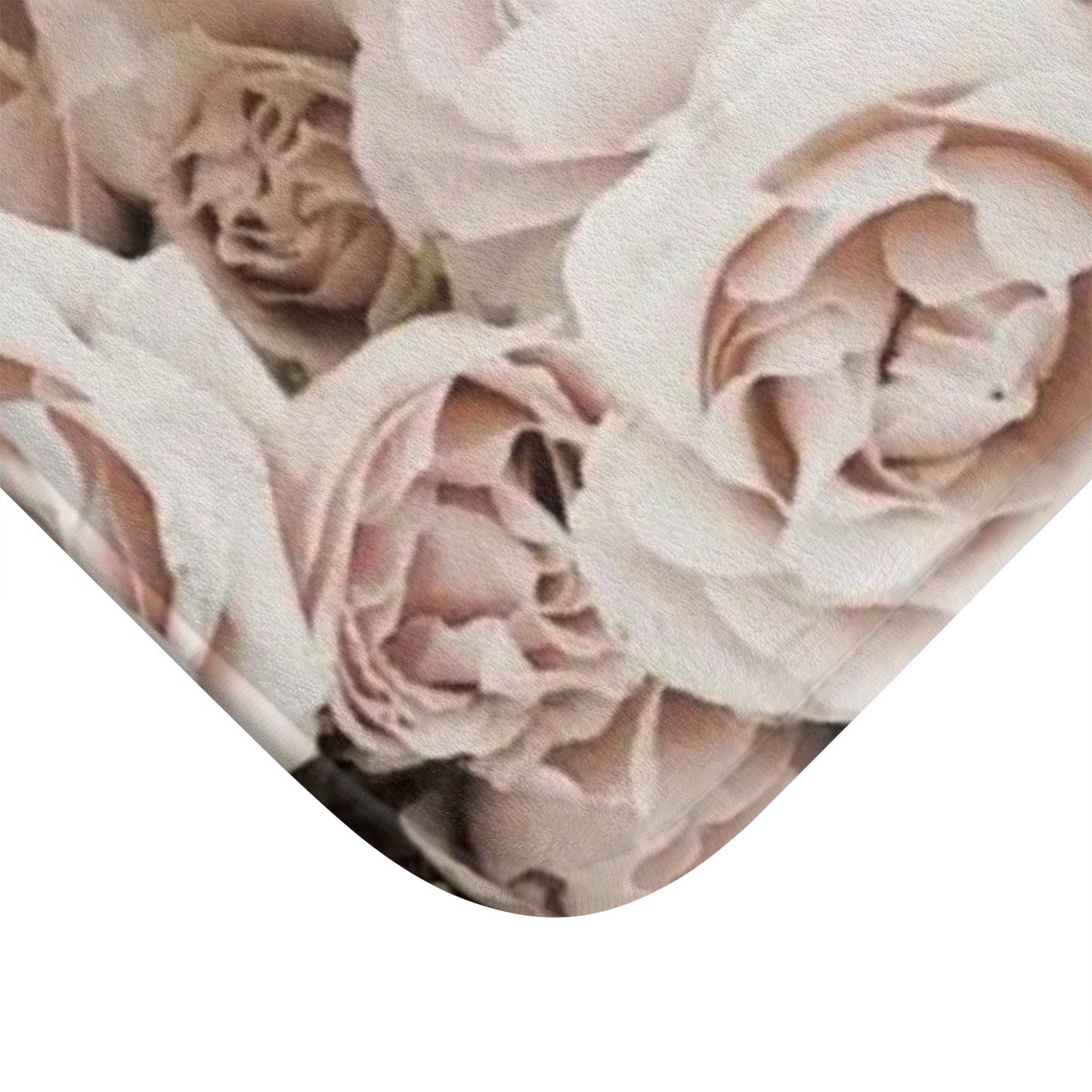 Light Pink Roses Bath Mat