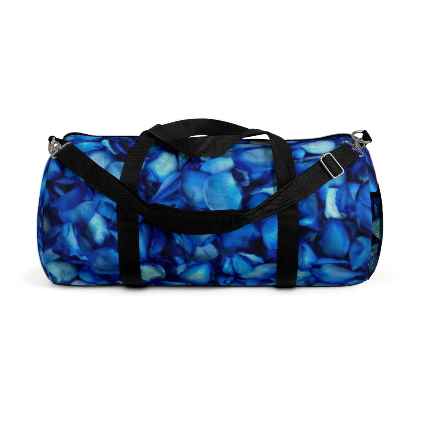 Blue Petals Floral Duffel Bag for Gym