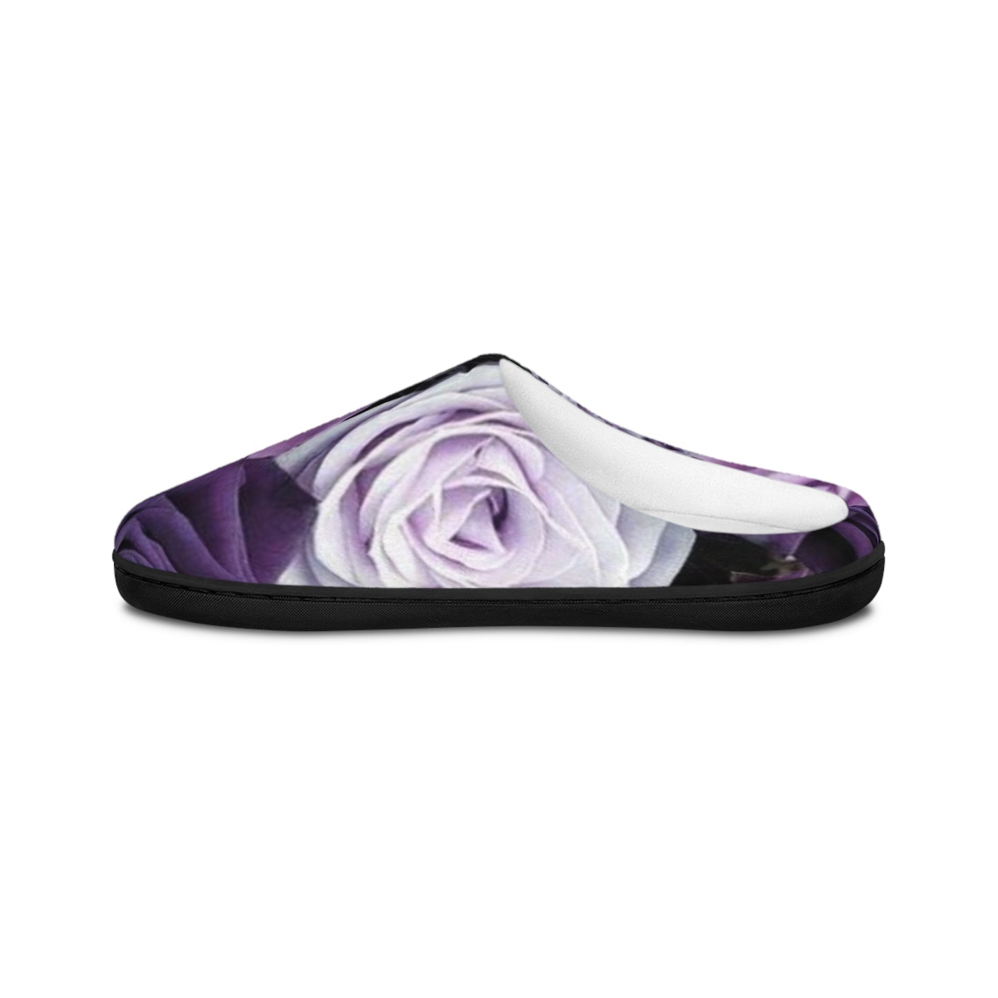 Purple Roses Slippers