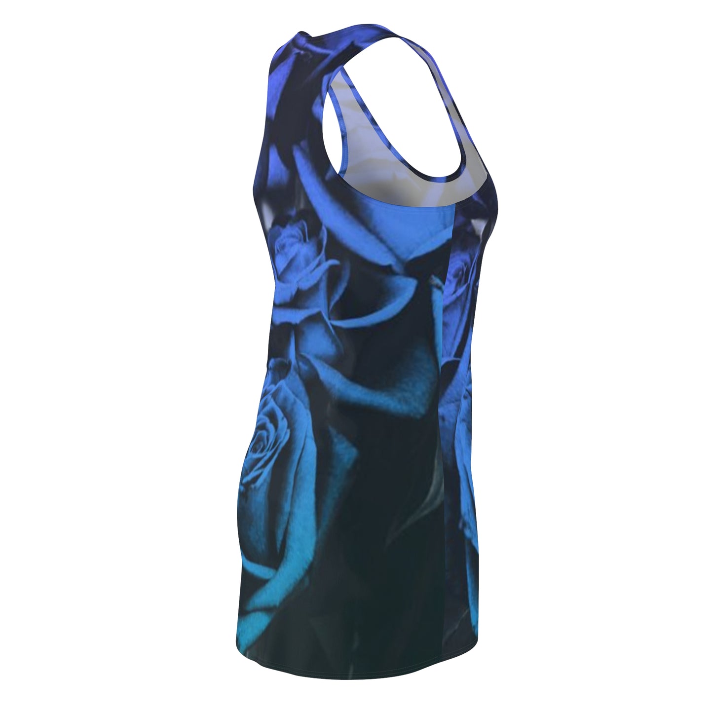 Blue Roses Racerback Dress