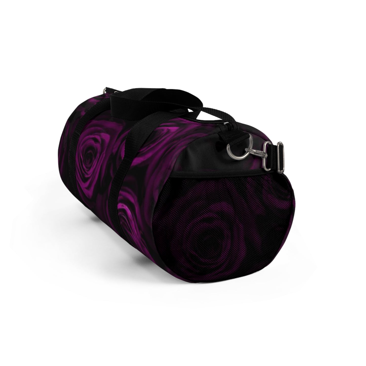 Dark Purple Roses Duffel Bag