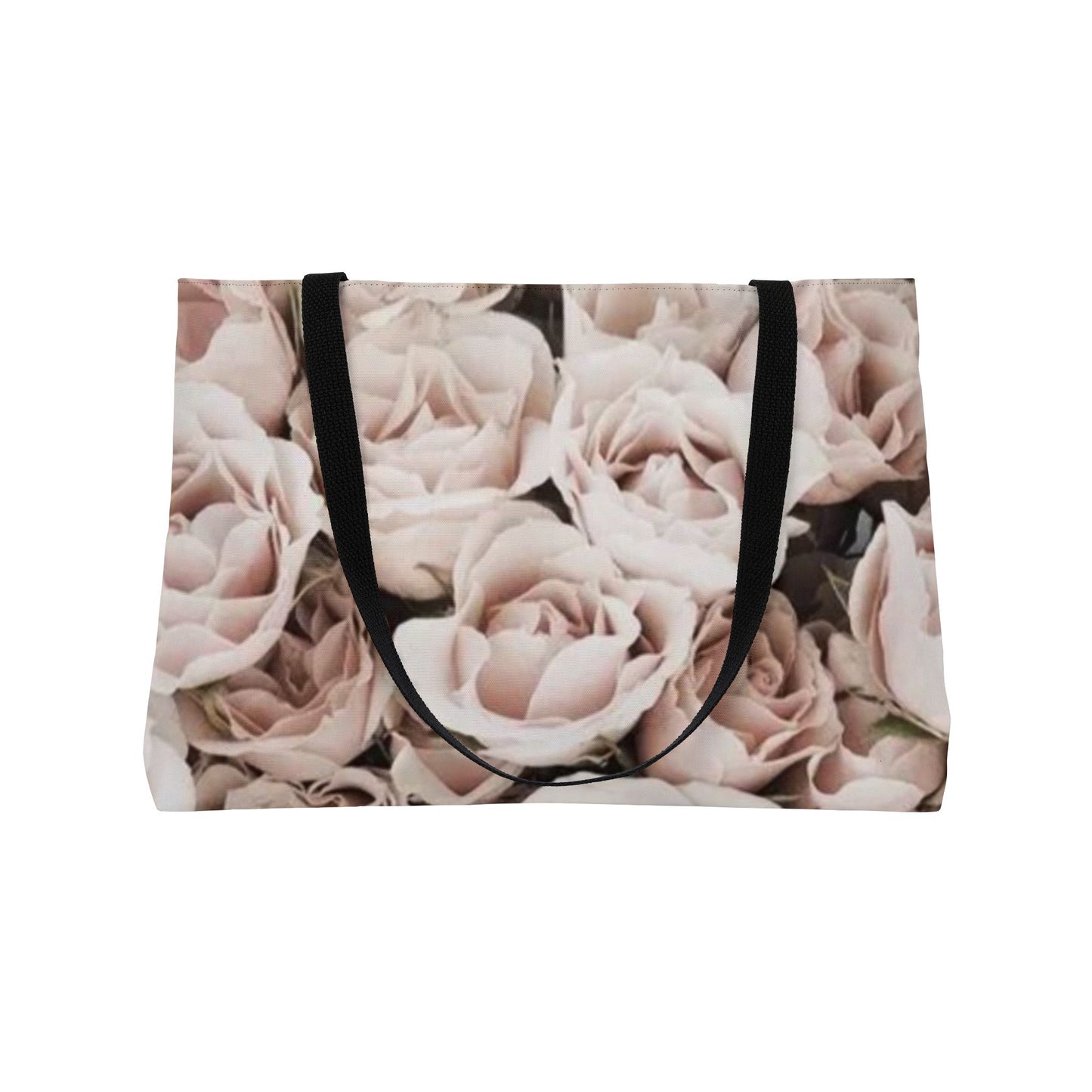 Light Pink Floral Rectangle Tote – Soft and Feminine